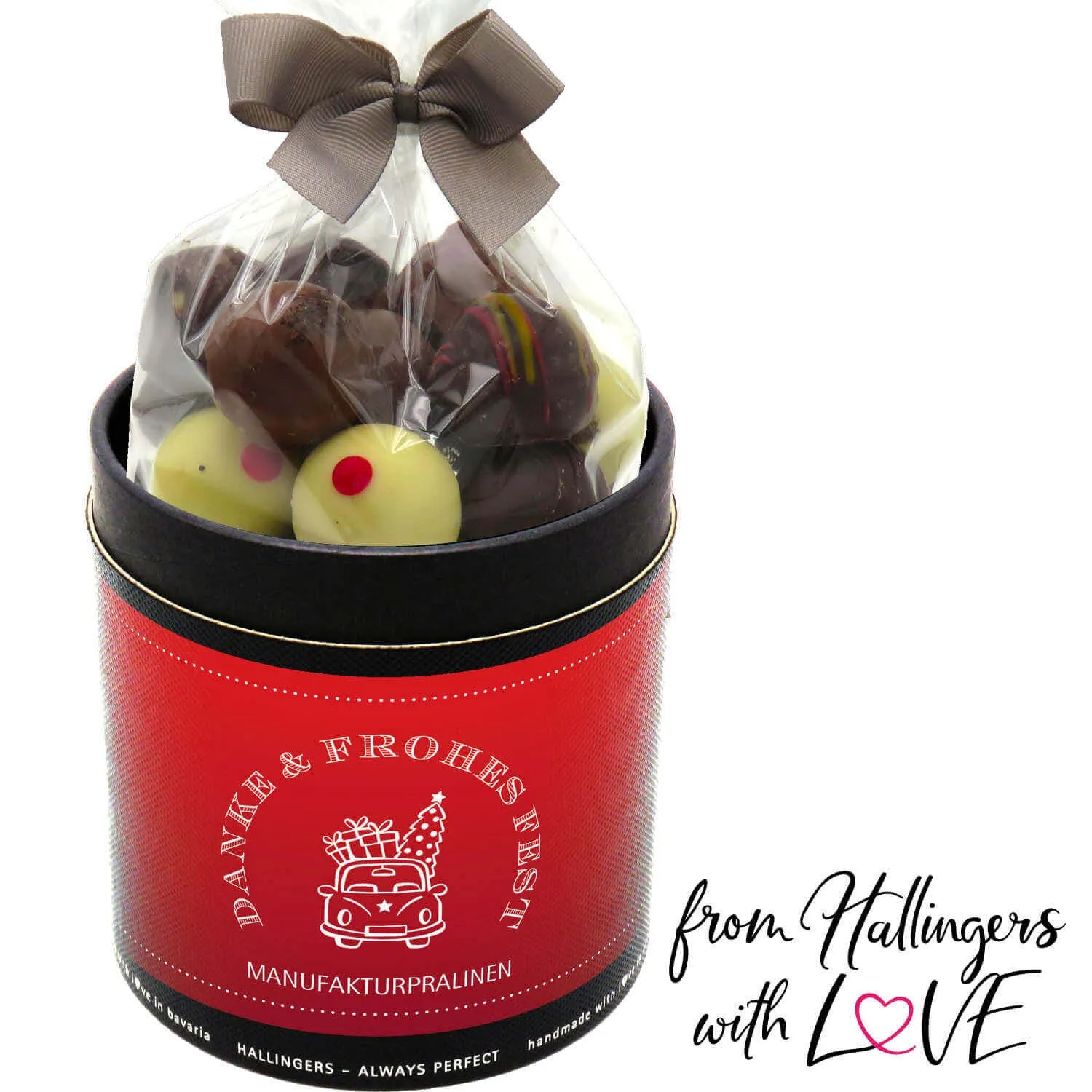 Danke & Frohes Fest XXL (Pralinen Mix, ohne Alkohol)