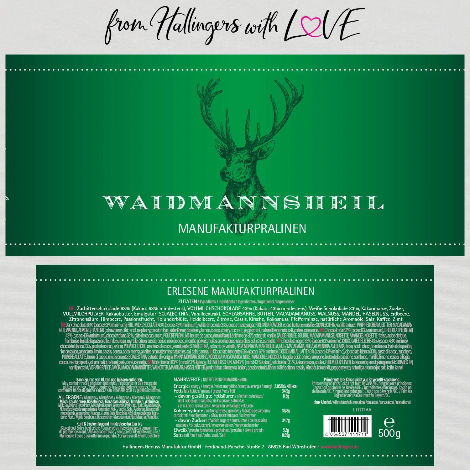 Waidmannsheil XXL (Pralinen-Mix)