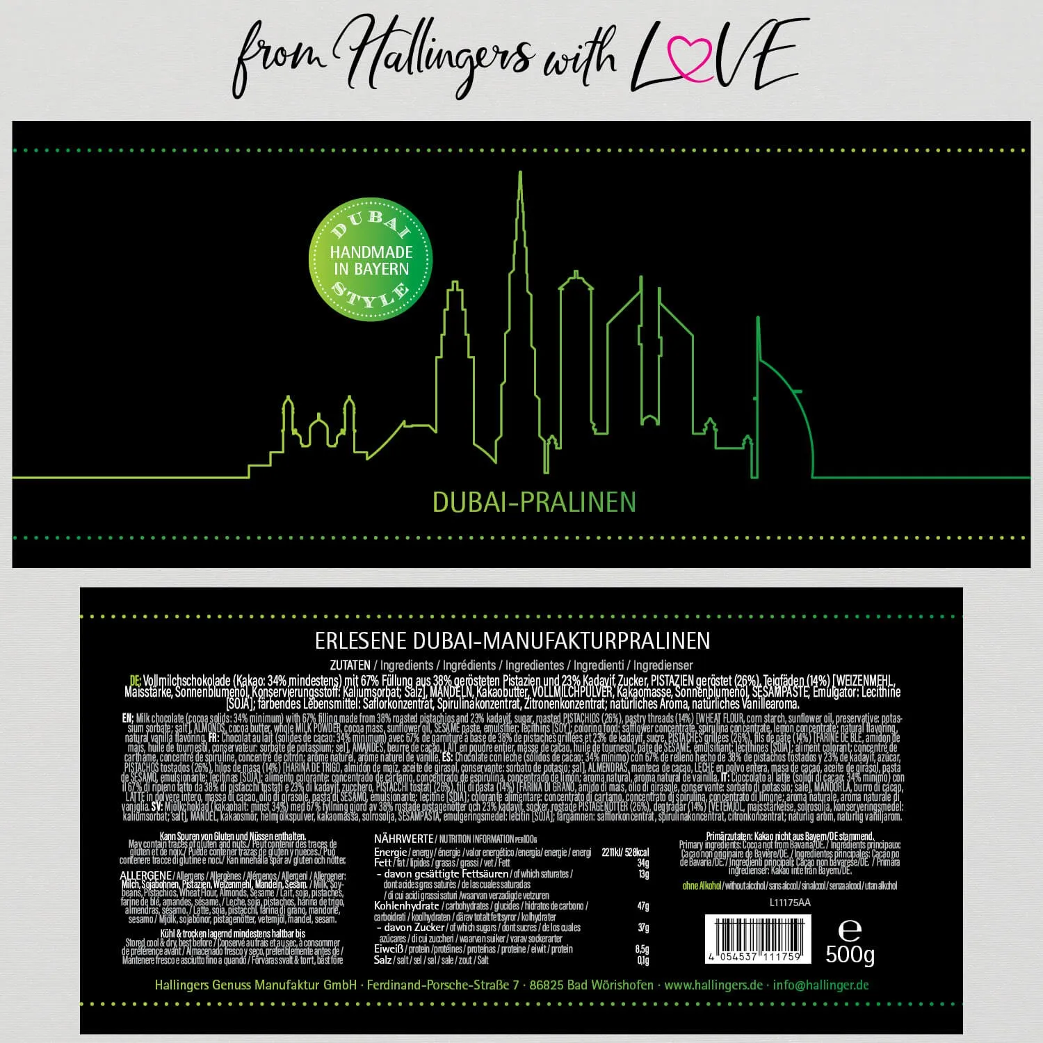 Dubai Pralinen XXL (Dubai-Style-Pralinen)