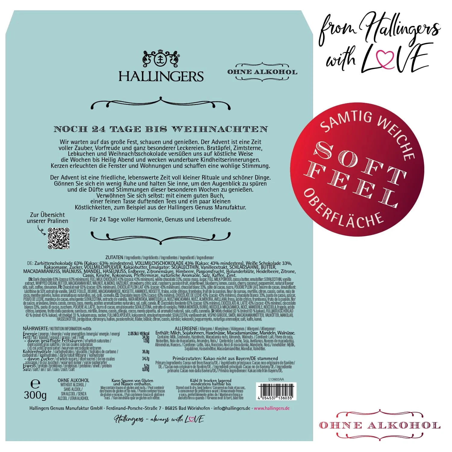 Classical Christmas (Pralinen Mix, ohne Alkohol)