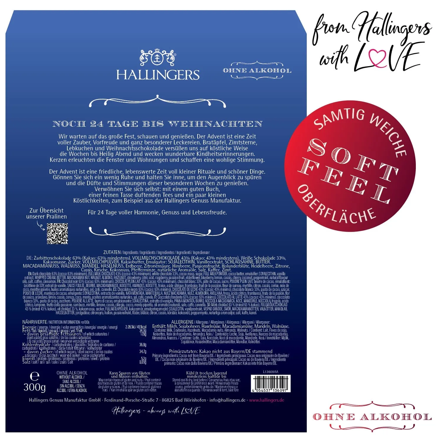 Waldweihnacht (Pralinen Mix, ohne Alkohol)