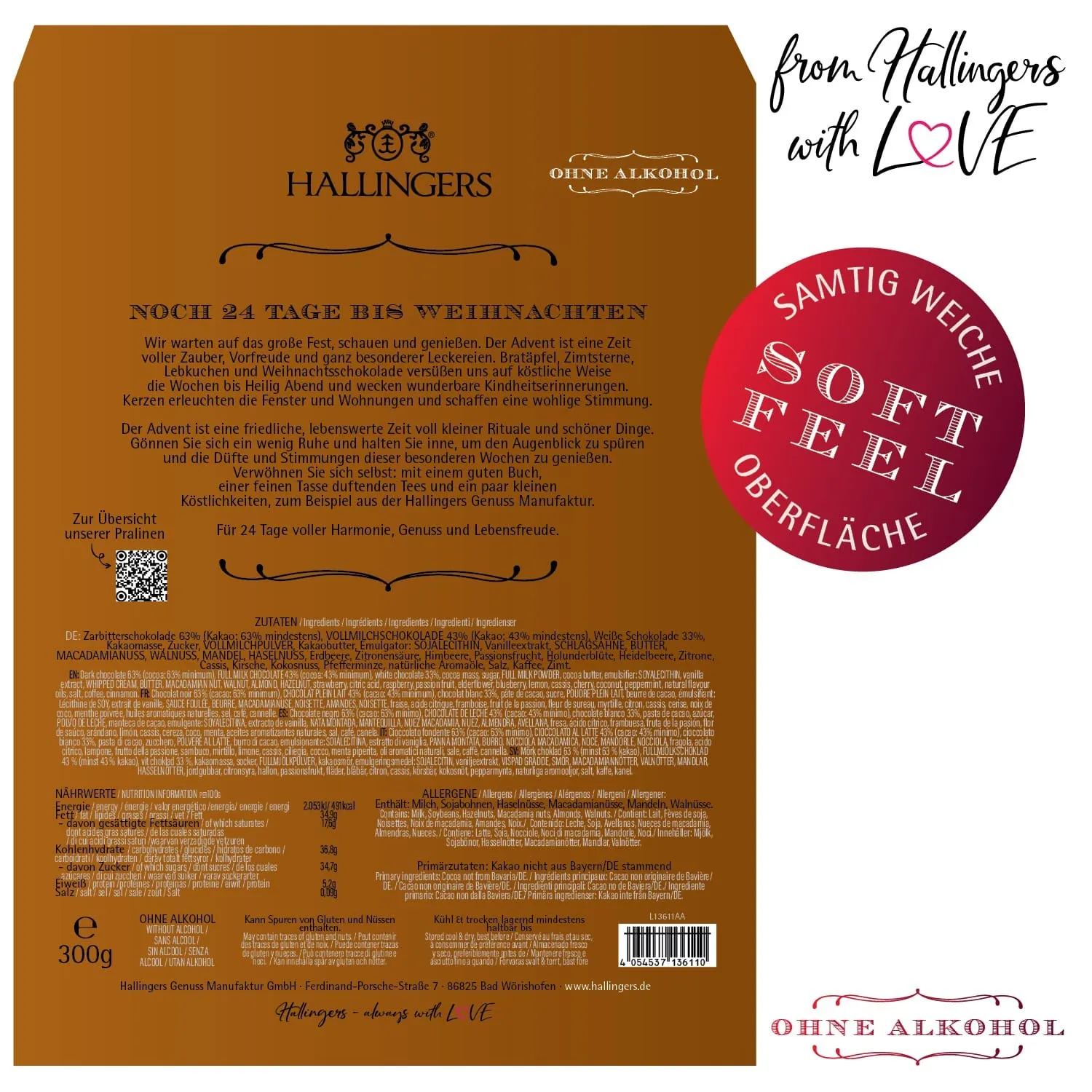 Sternennacht (Pralinen Mix, ohne Alkohol)