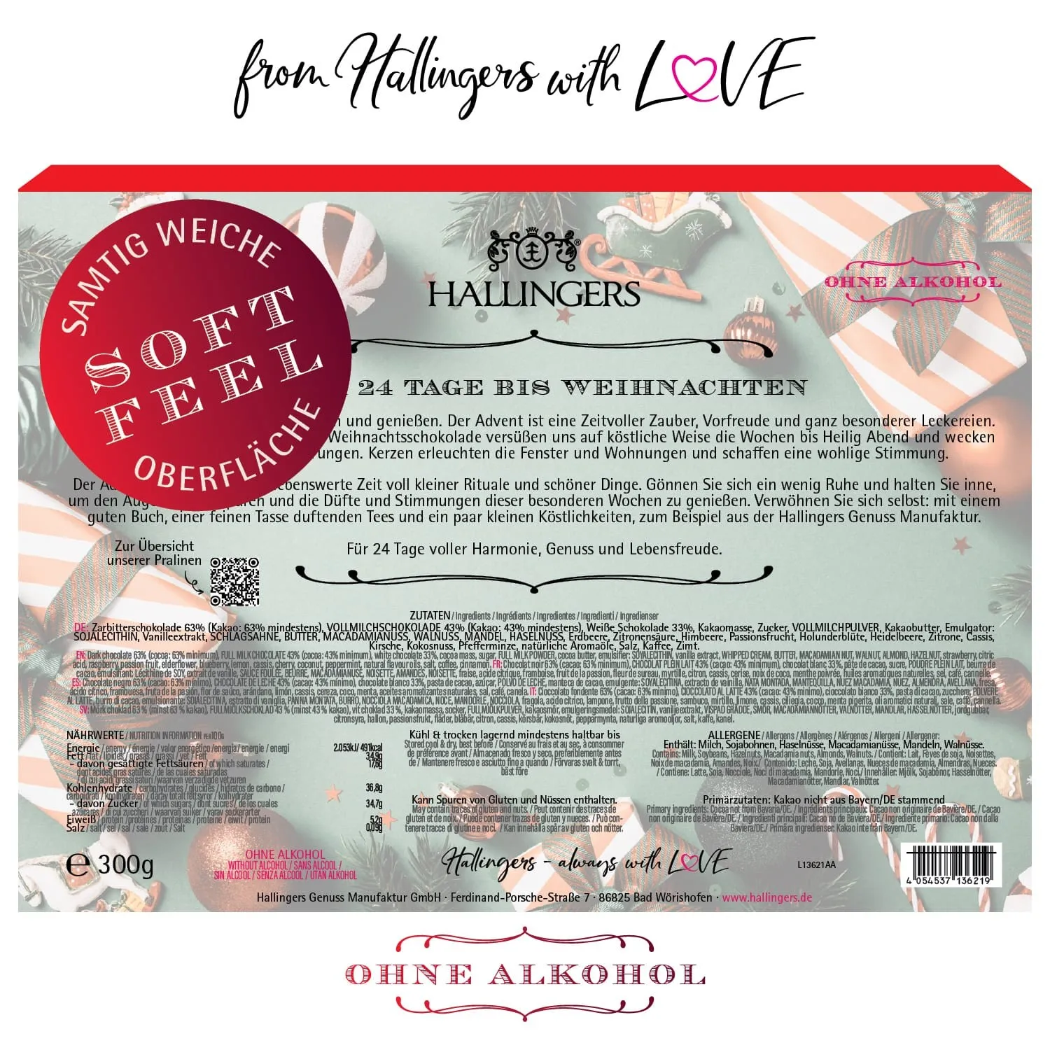 Retro Christmas (Pralinen Mix, ohne Alkohol)