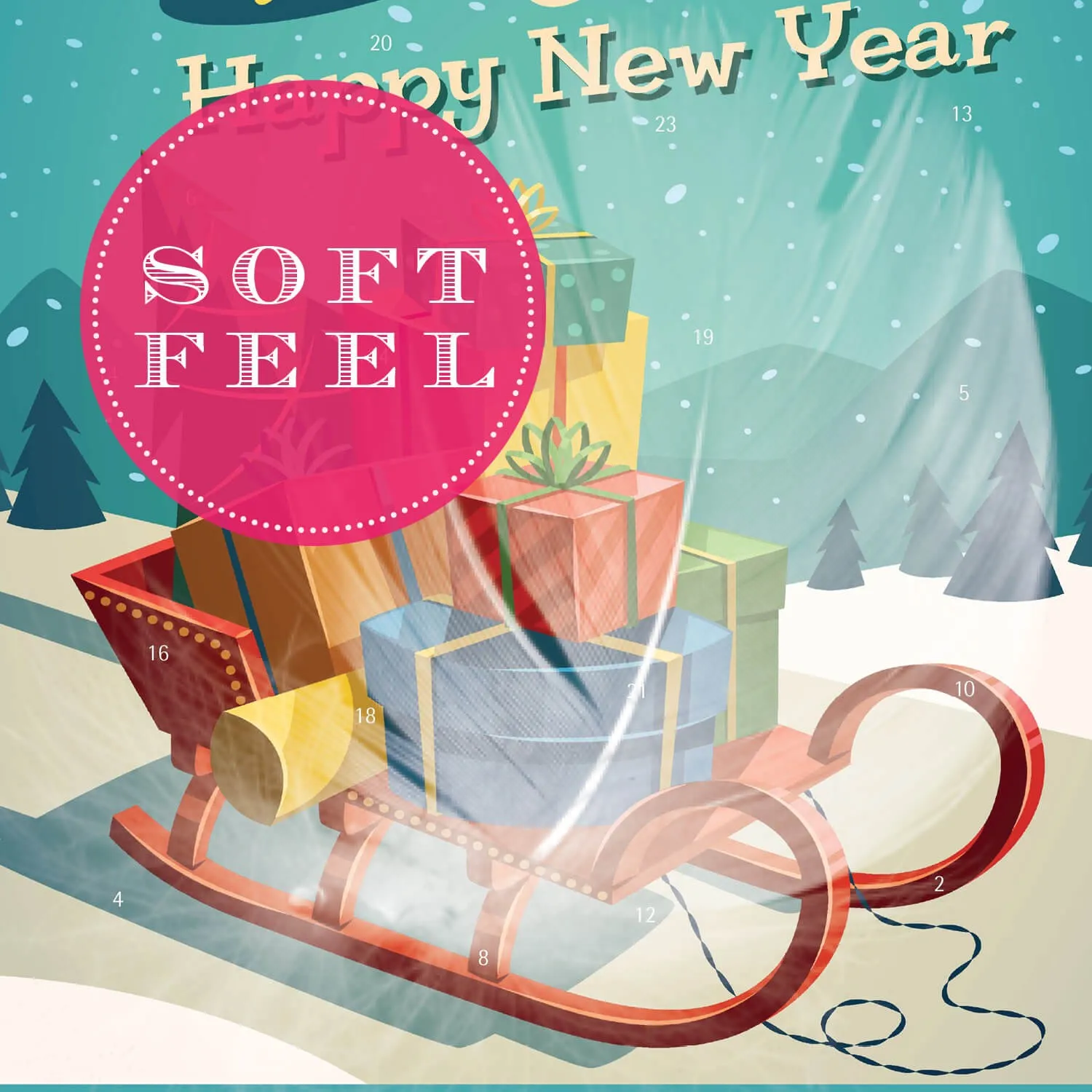 Retro Schlitten (Pralinen Mix, ohne Alkohol)