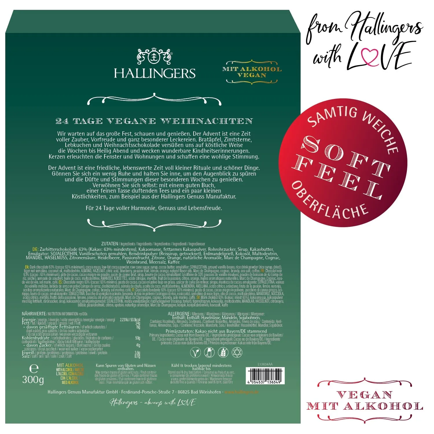 Weihnachtsstimmung (Pralinen-Mix, vegan)