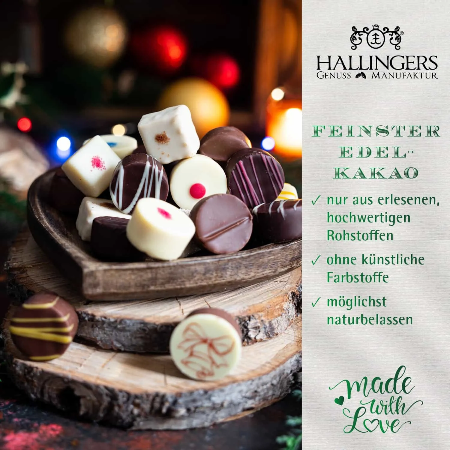 Preisgekröntes Verpackungsdesign und echte Handwerkskunst, mit viel Liebe regional hergestellt - ein Traum!