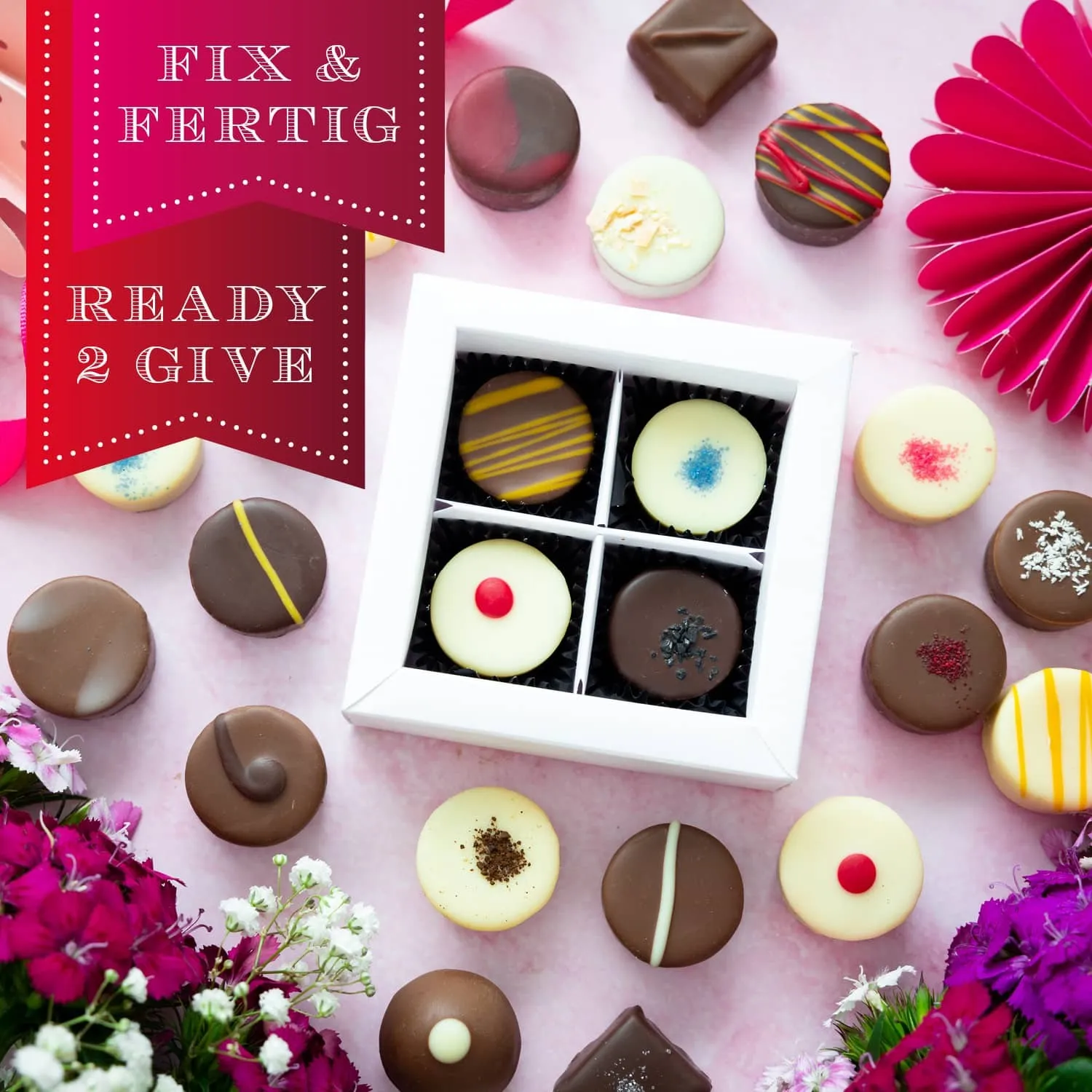 Pure Verführung! Die Königsklasse der Confiserie-Kunst sind Pralinen.