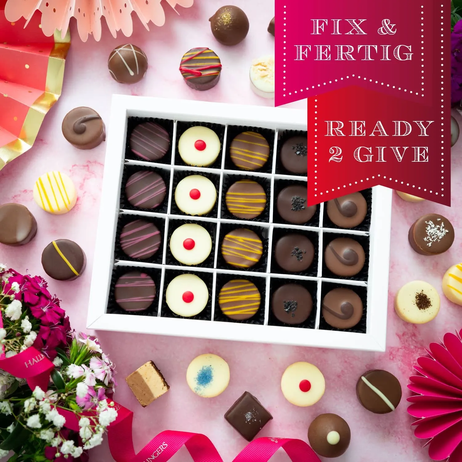 Pure Verführung! Die Königsklasse der Confiserie-Kunst sind Pralinen.