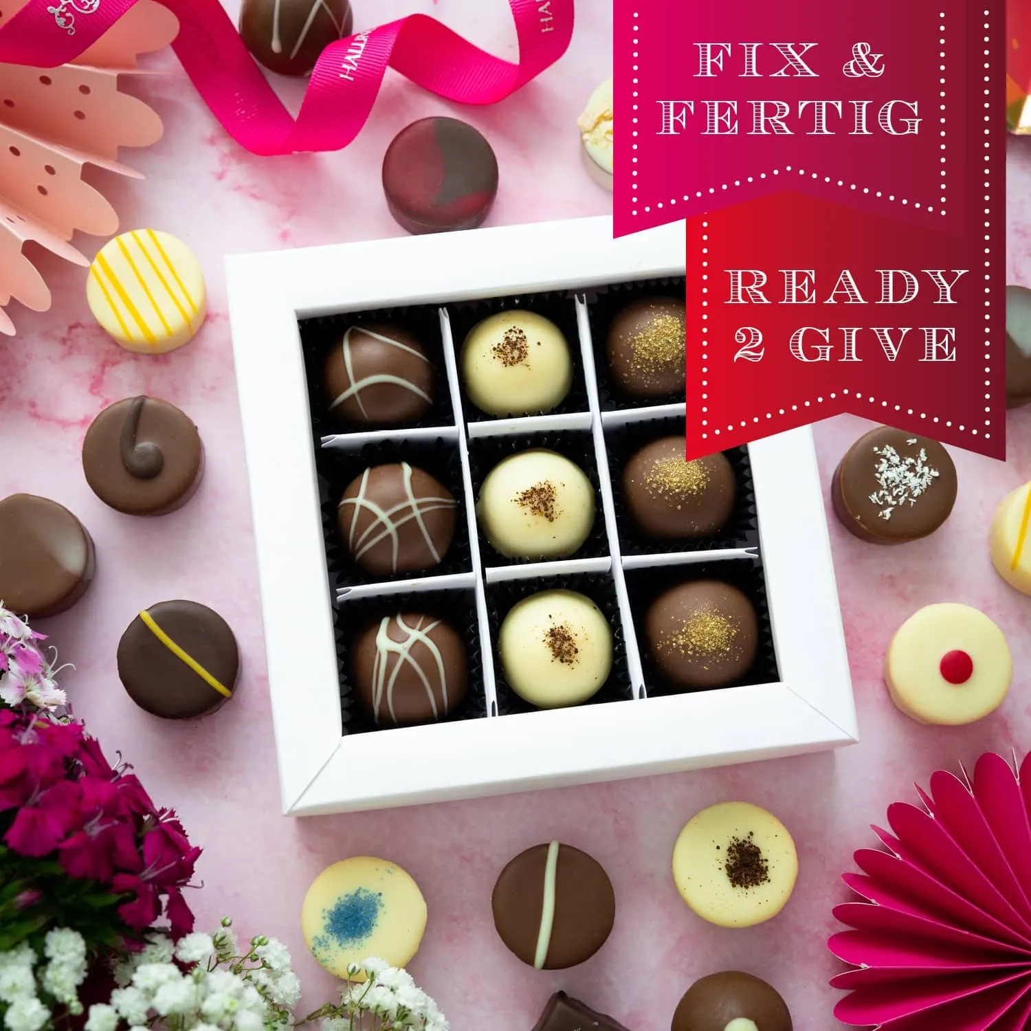 Pure Verführung! Die Königsklasse der Confiserie-Kunst sind Pralinen.