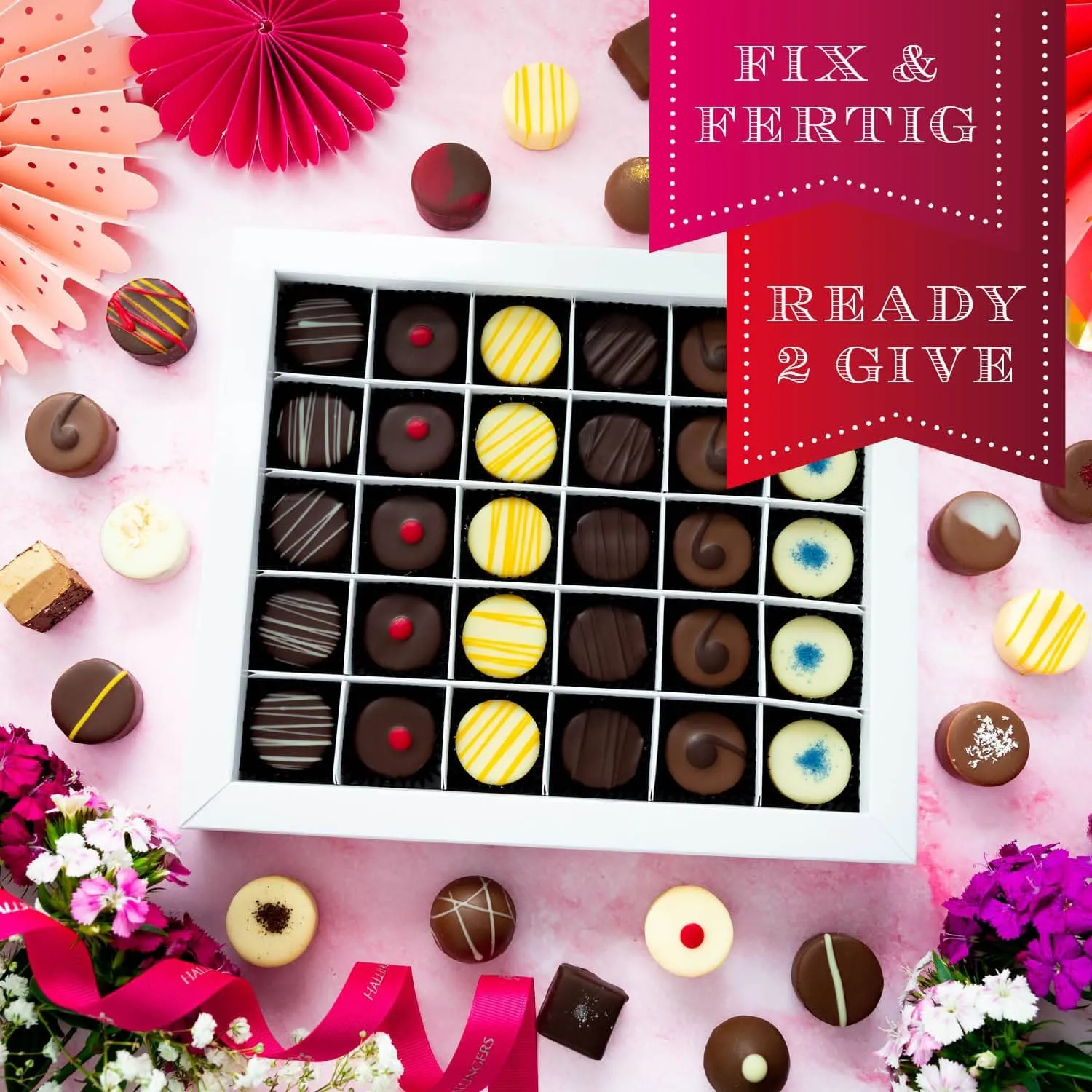 Pure Verführung! Die Königsklasse der Confiserie-Kunst sind Pralinen.