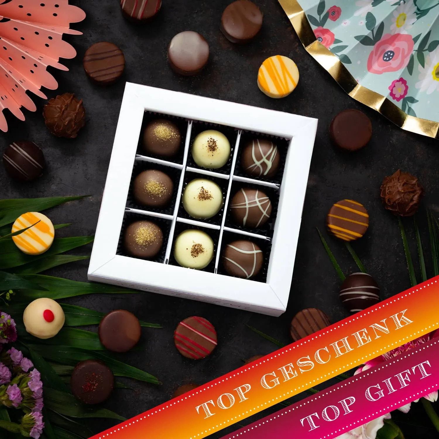 Perfekt als luxuriöses Geschenk für alle, die gerne naschen!