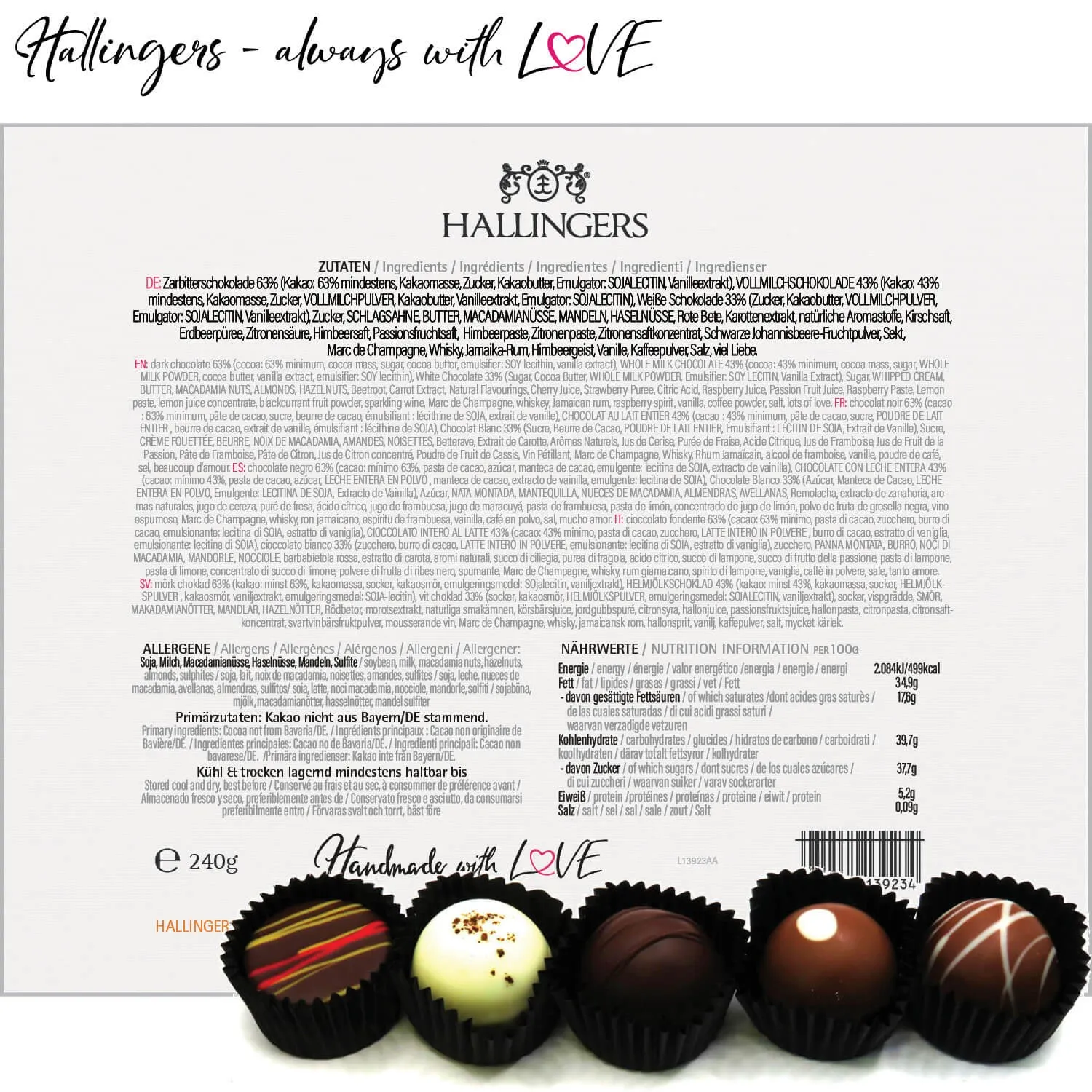 Herzlichen Glückwunsch XL (Pralinen-Mix)