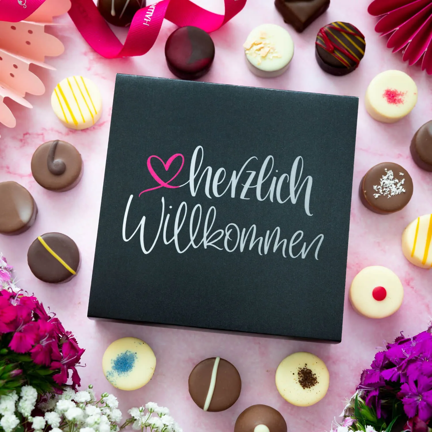 Ein wunderschönes Geschenk um Herzlich Willkommen zu sagen.