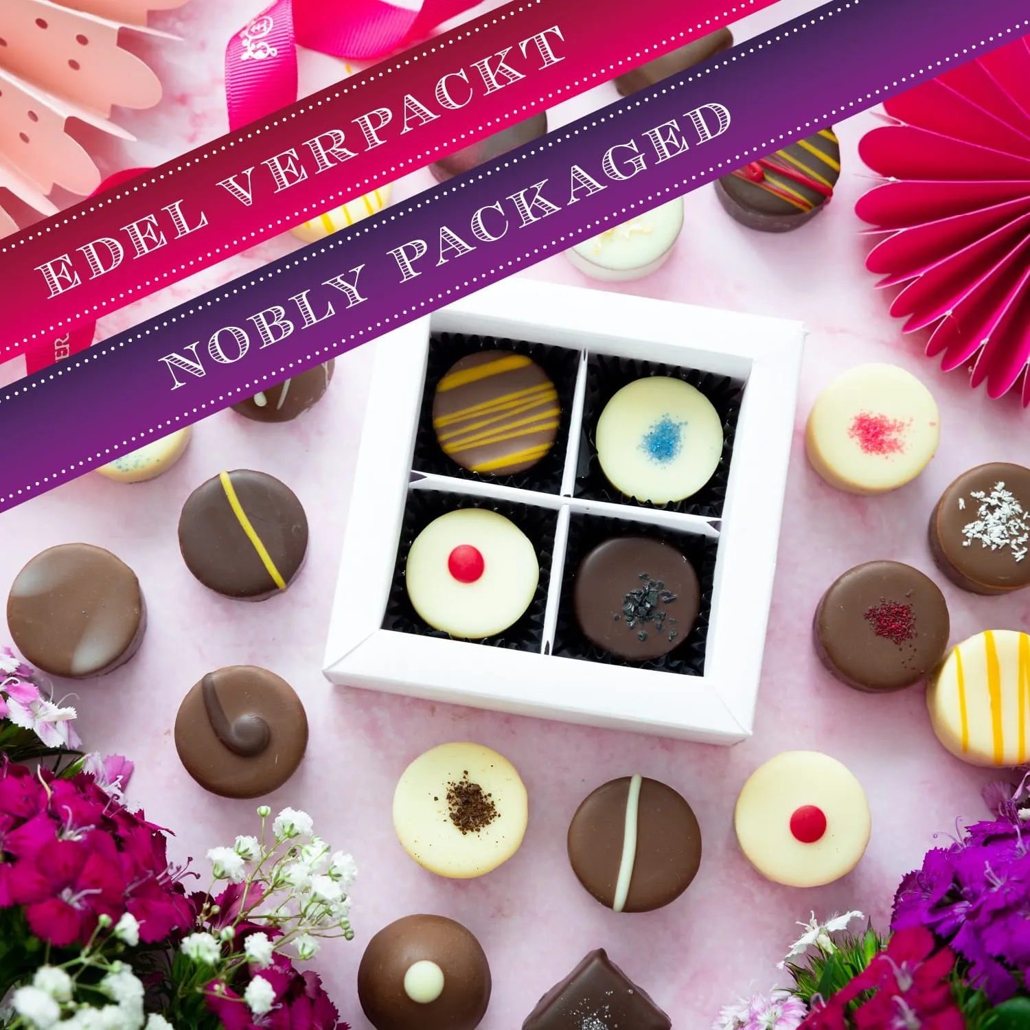 Ein perfektes Geschenk um Glückwünsche zu überreichen.