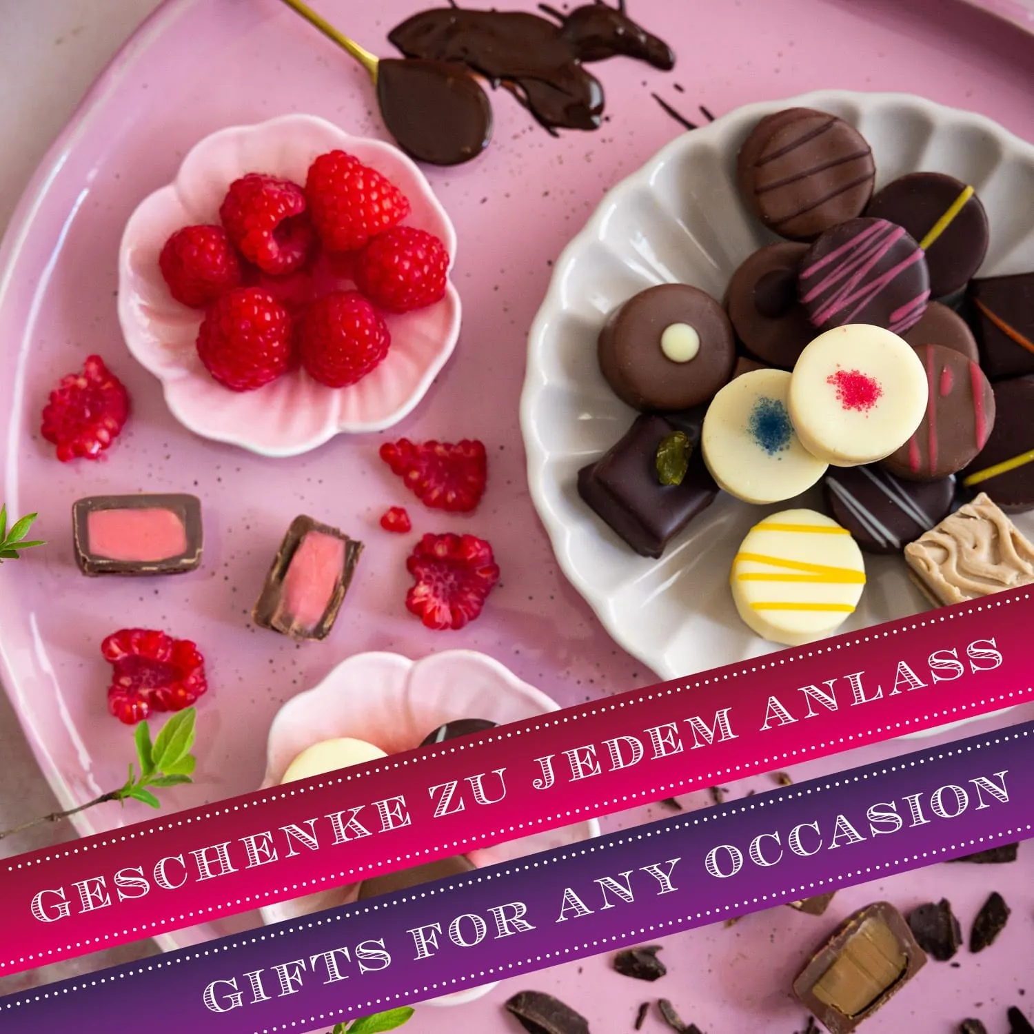 Sag´s mit luxuriösen Pralinen: Happy Birthday