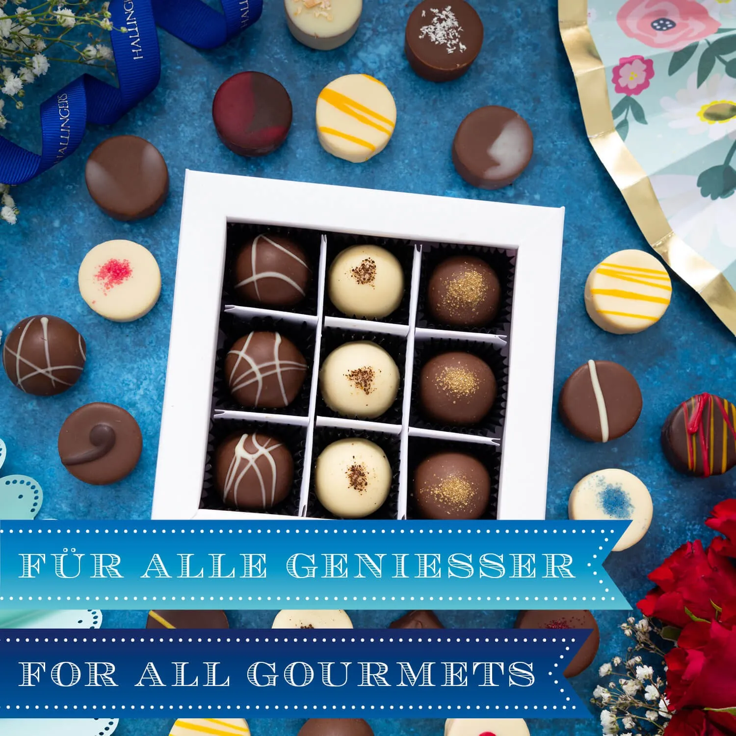 Ein perfektes Geschenk um Glückwünsche zu überreichen.