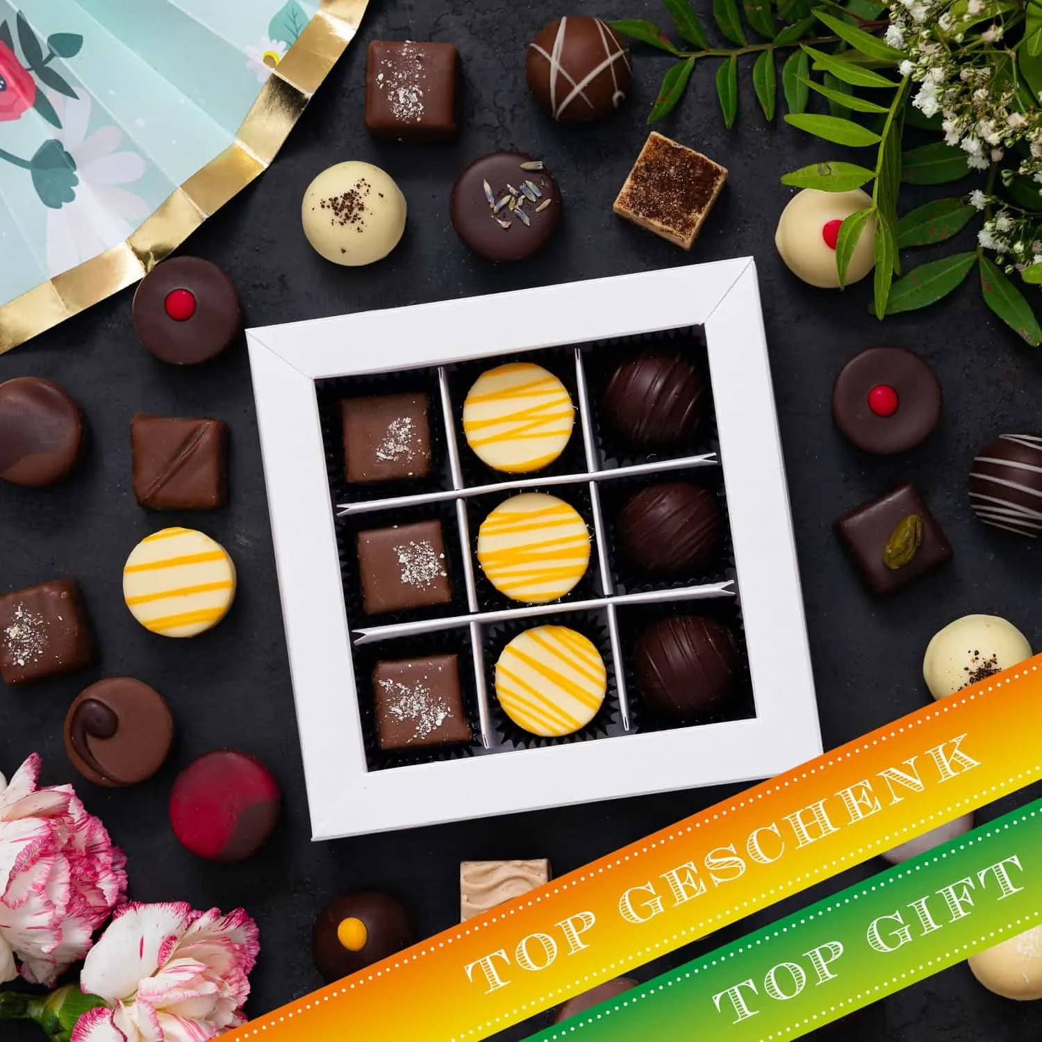 Sag´s mit luxuriösen Pralinen: Gute Besserung