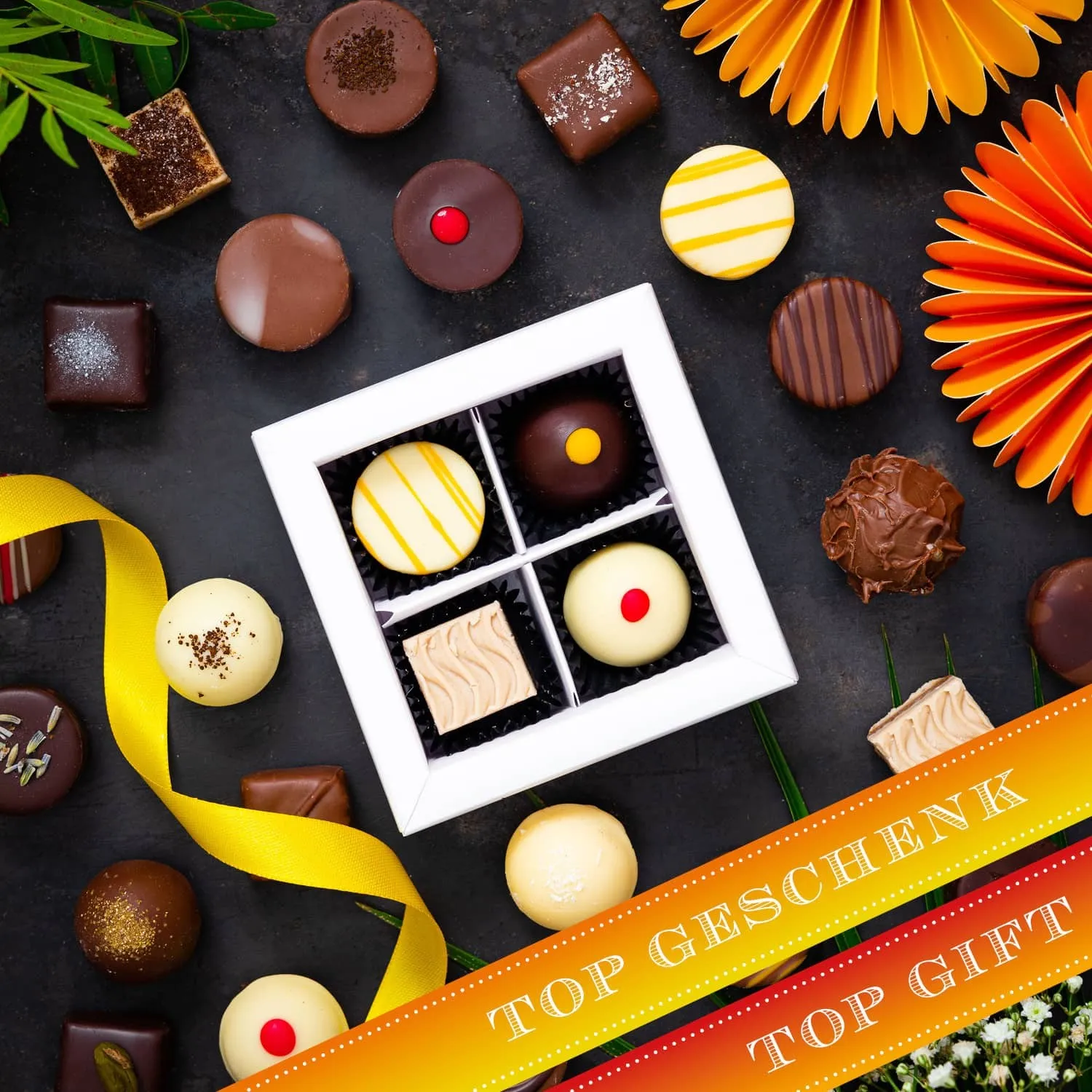 Sag´s mit luxuriösen Pralinen: Entschuldigung