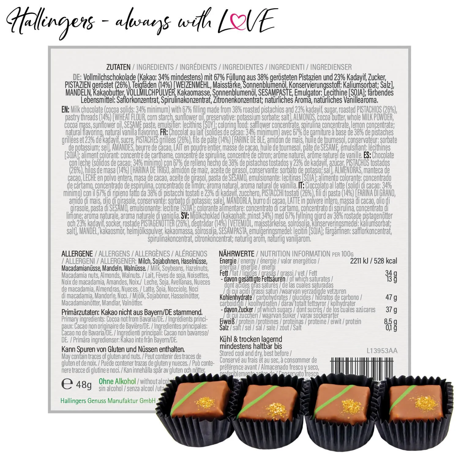 Dubai Pralinen (Dubai-Style-Pralinen)