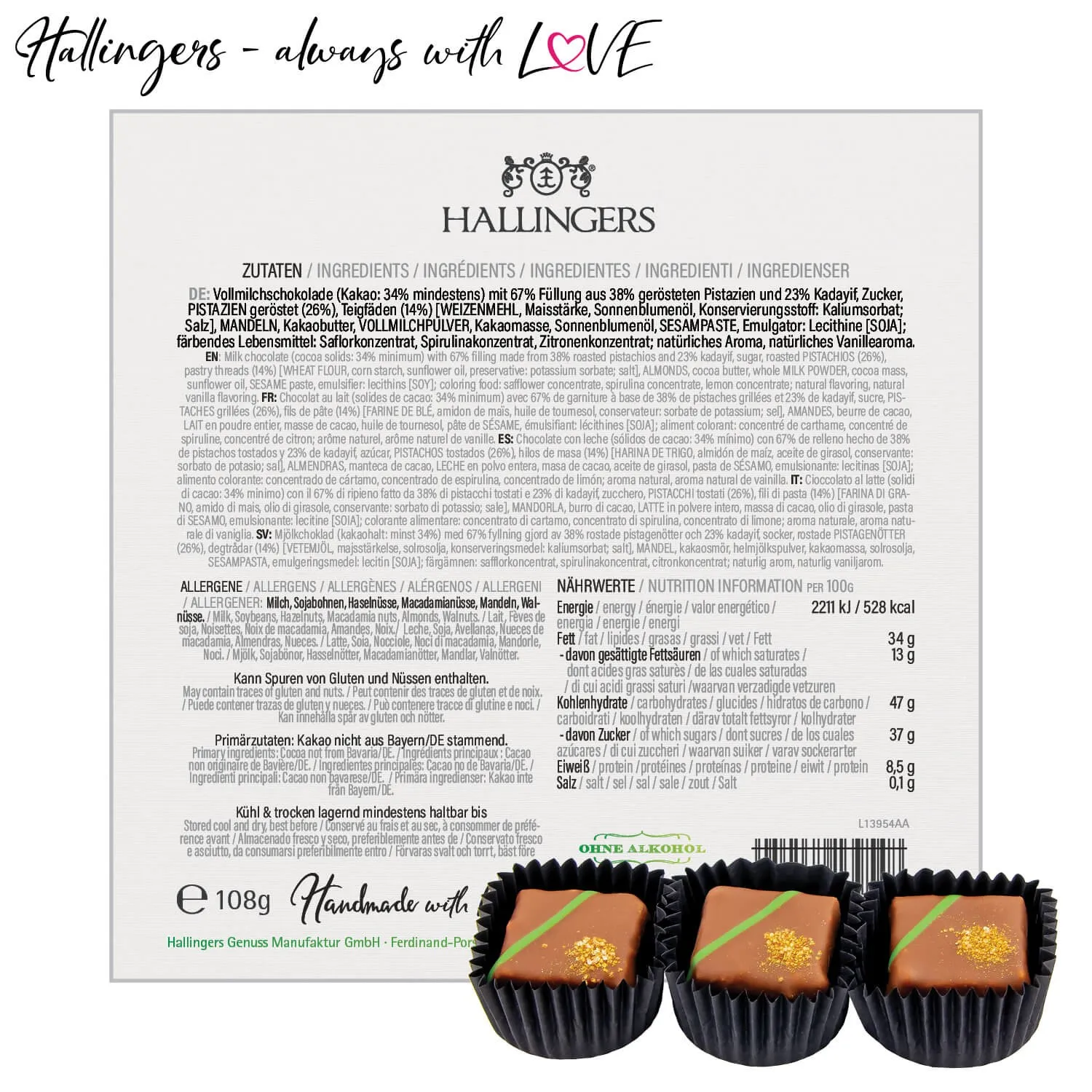 Dubai Pralinen L (Dubai-Style-Pralinen)