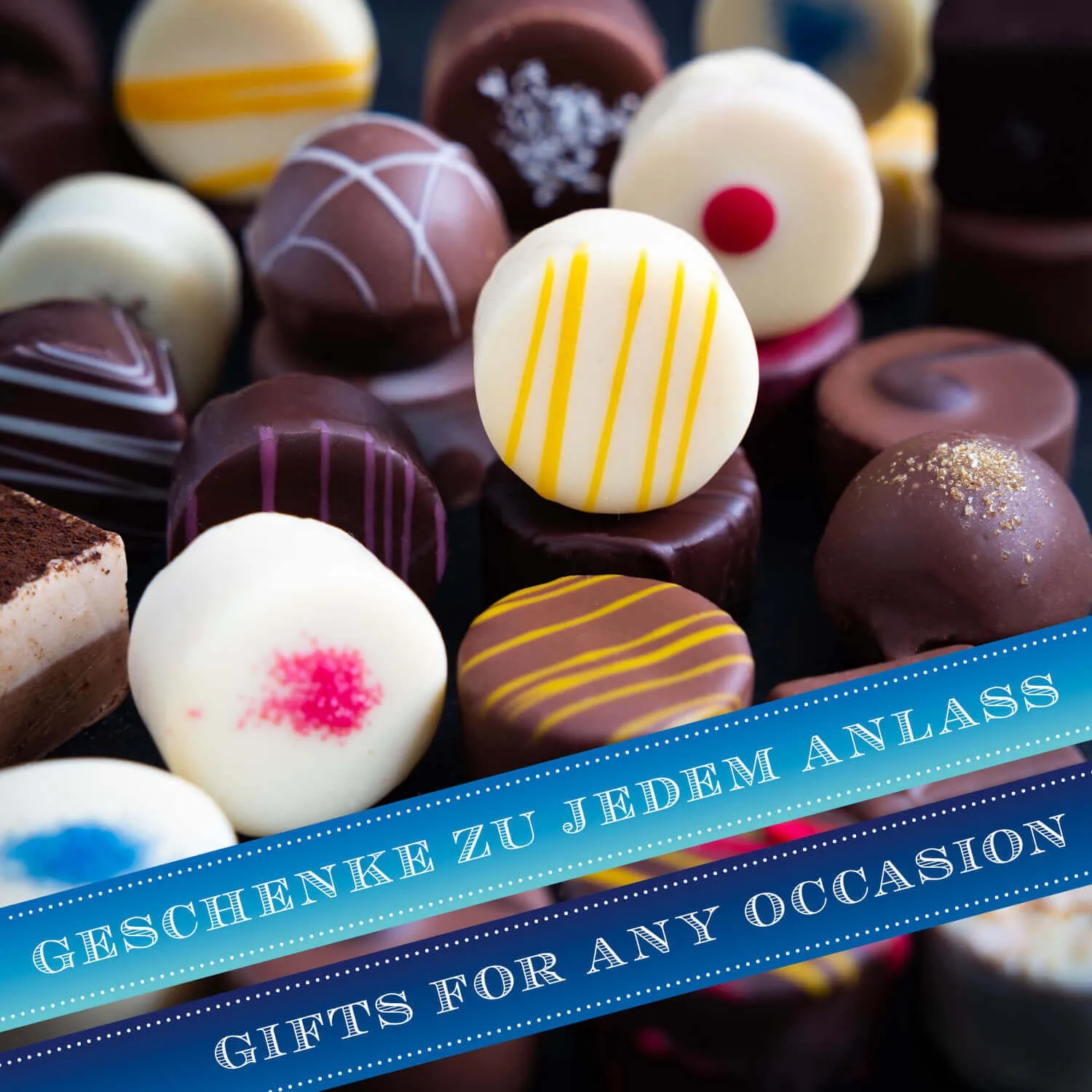 Sag´s mit luxuriösen Pralinen: Happy Birthday