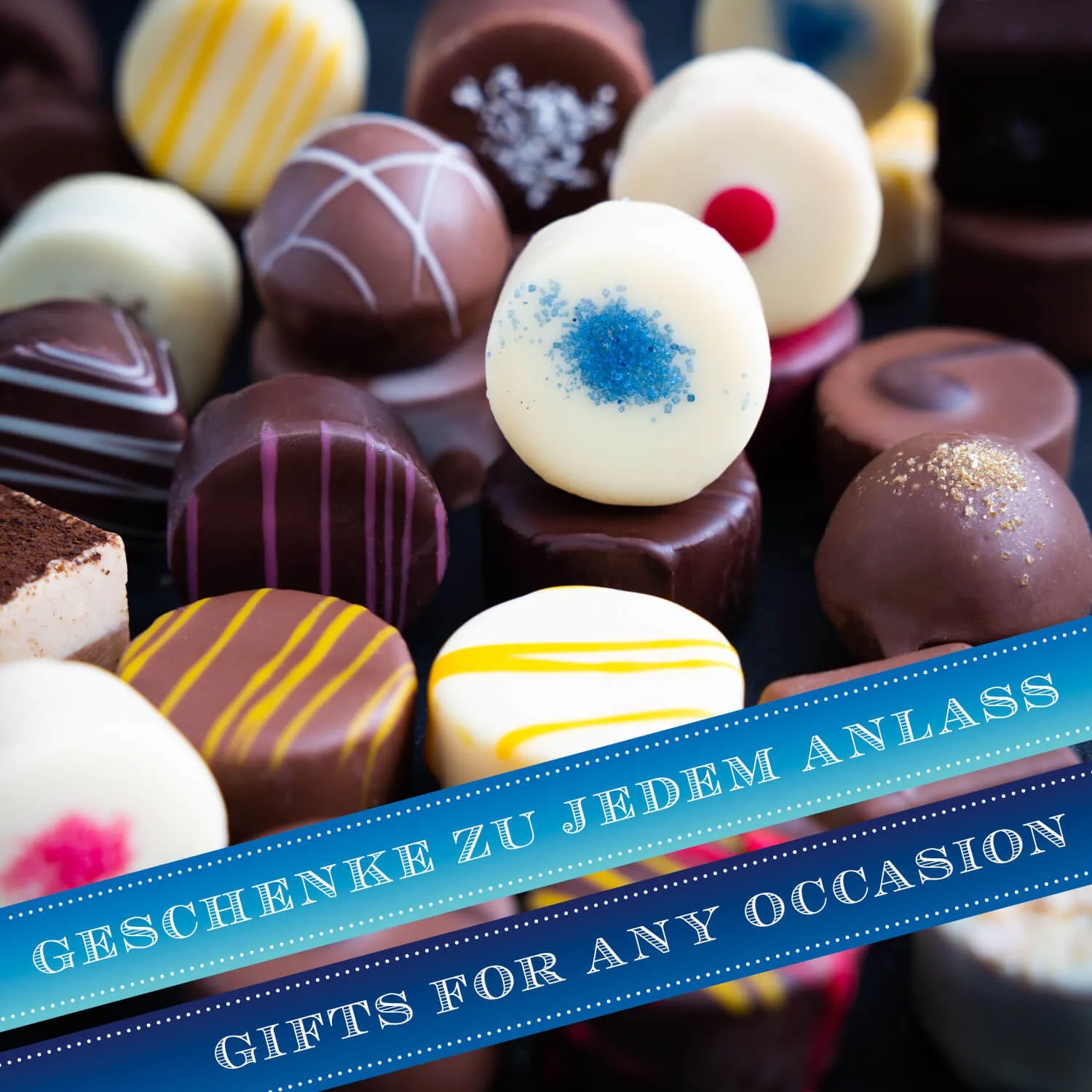 Sag´s mit luxuriösen Pralinen: Happy Birthday