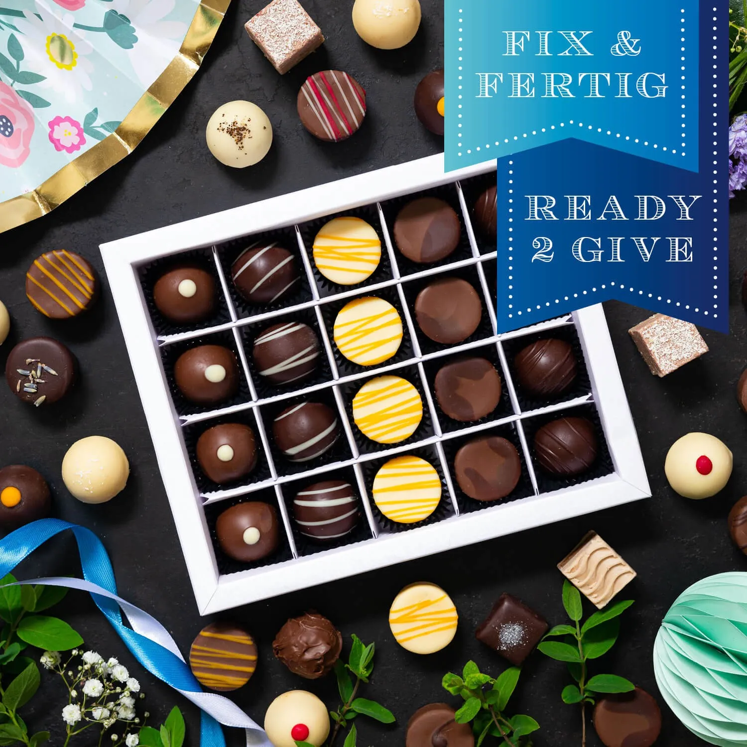 Ein perfektes Geschenk um Glückwünsche zu überreichen.