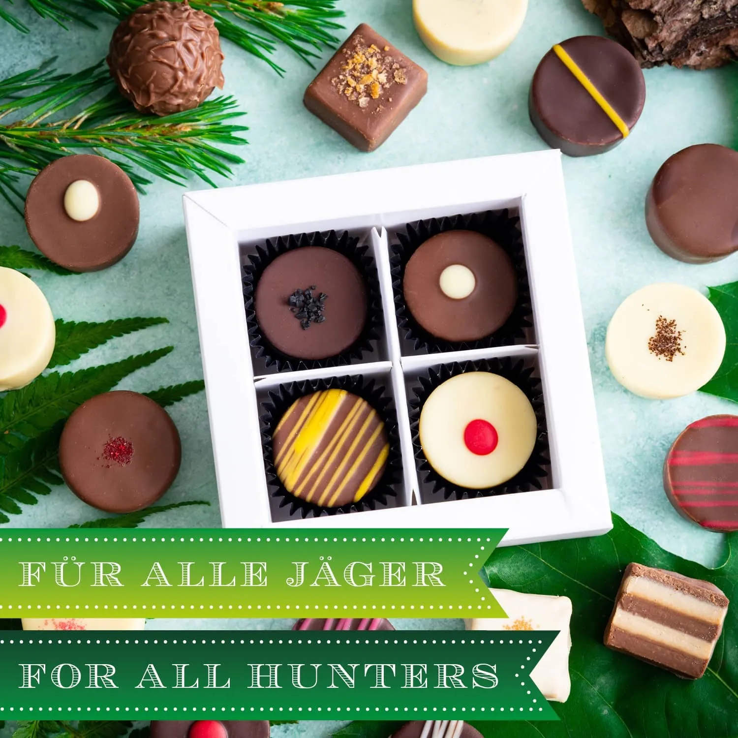 Preisgekröntes Verpackungsdesign und echte Handwerkskunst, mit viel Liebe regional hergestellt - einfach ein perfektes Waidmannsheil!