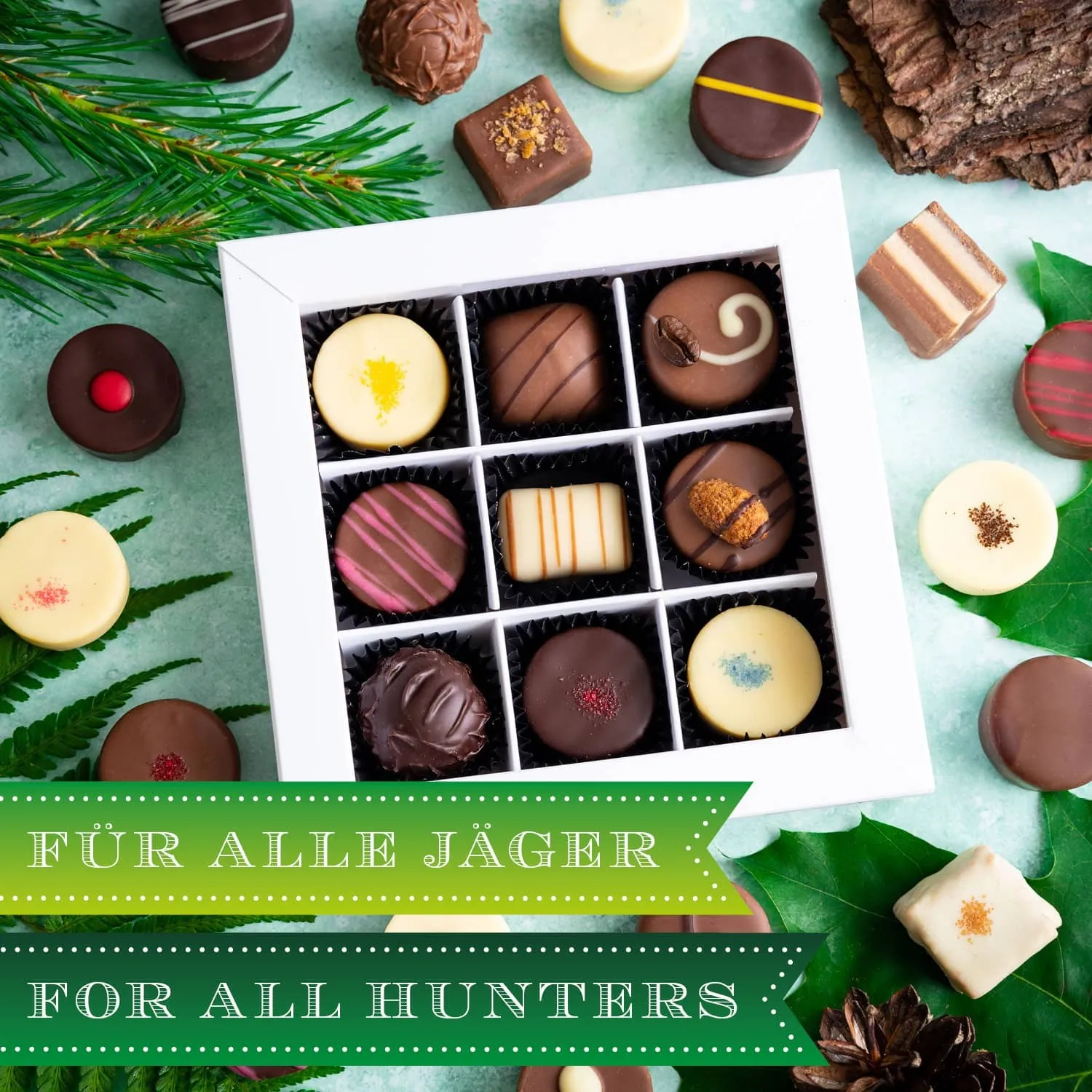 Preisgekröntes Verpackungsdesign und echte Handwerkskunst, mit viel Liebe regional hergestellt - einfach ein perfektes Waidmannsheil!