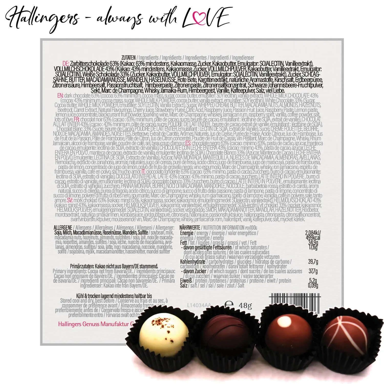 Vielen Dank (Pralinen-Mix)