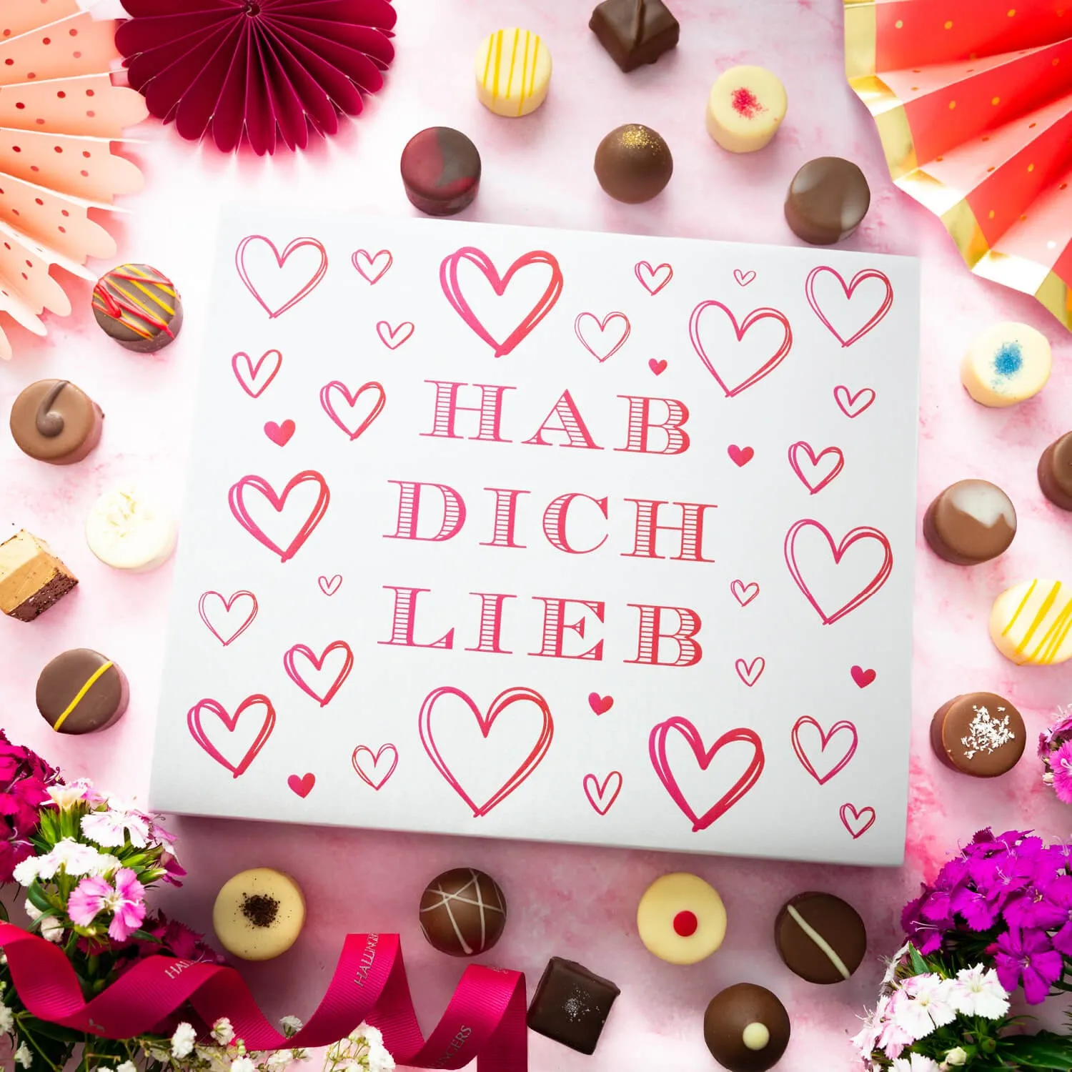 Luxus zum verschenken mit der wunderschönen Botschaft \Hab Dich lieb\