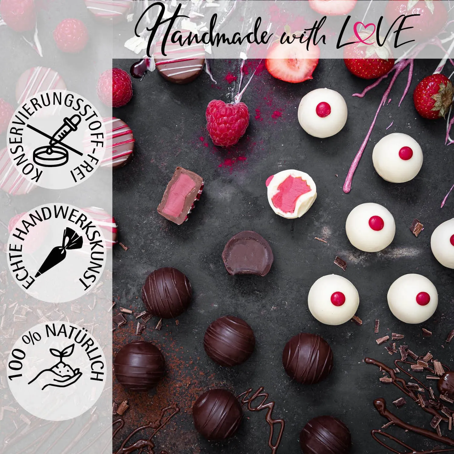 Love Pink L (Pralinen Mix, ohne Alkohol)