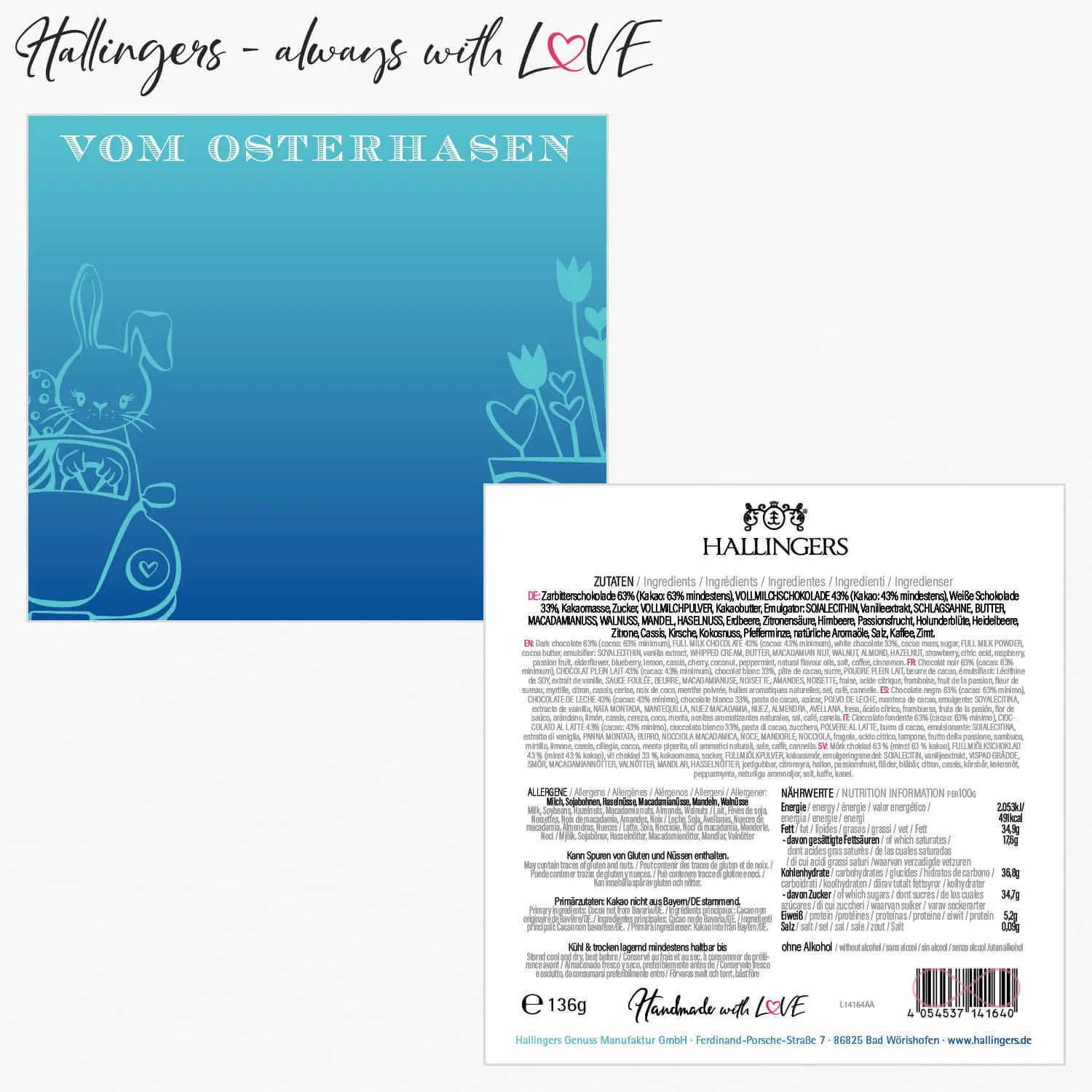 Vom Osterhasen L (Pralinen-Ostereier-Mix)