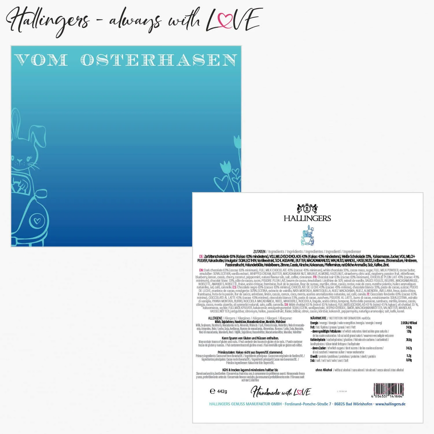 Vom Osterhasen XXL (Pralinen-Ostereier-Mix)