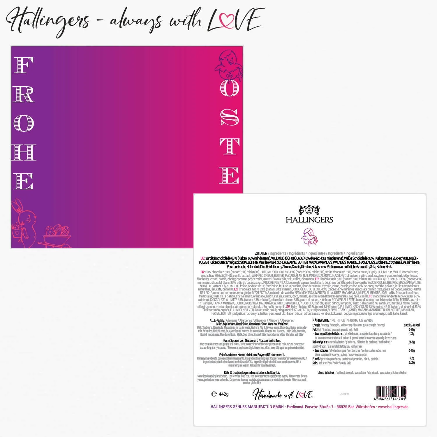 Frohe Ostern XXL (Pralinen-Ostereier-Mix)