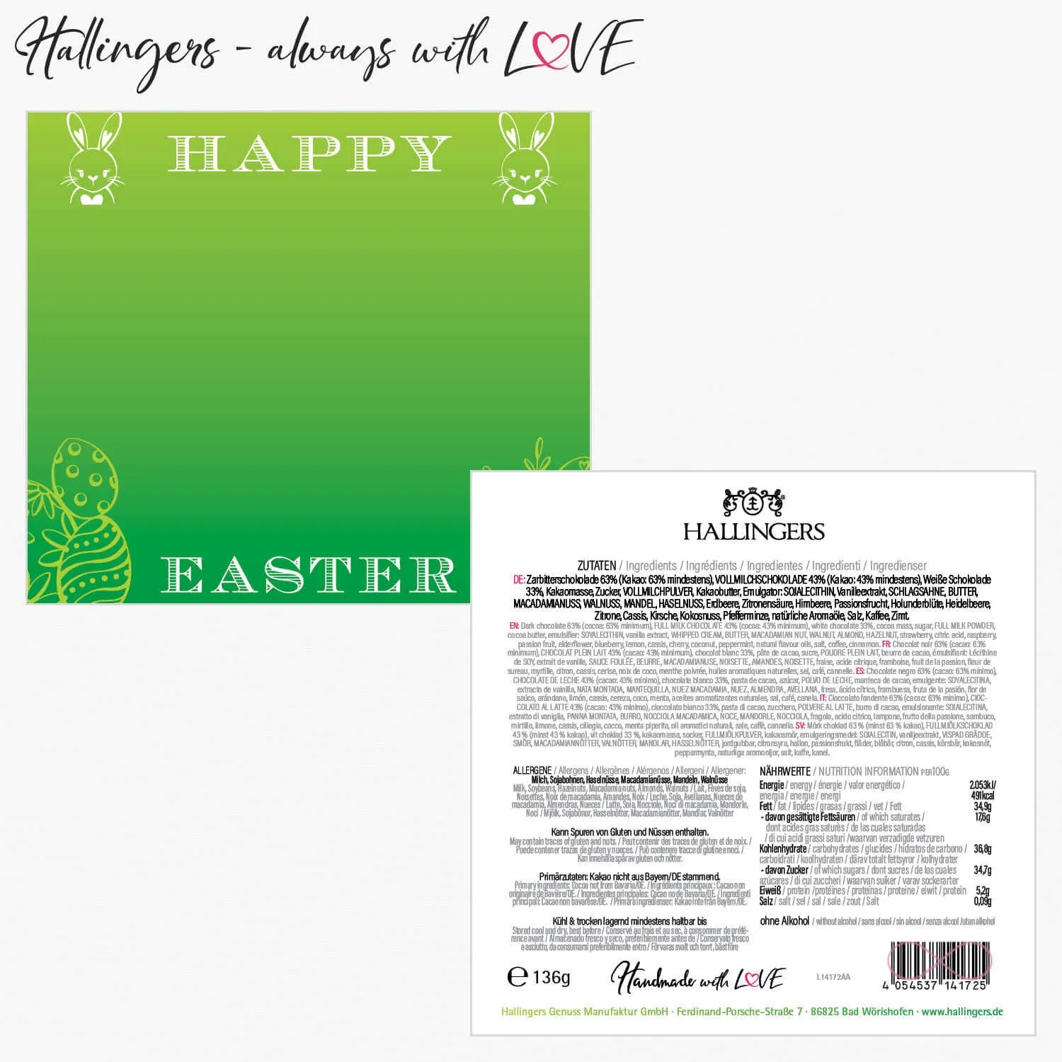 Happy Easter L (Pralinen-Ostereier-Mix)