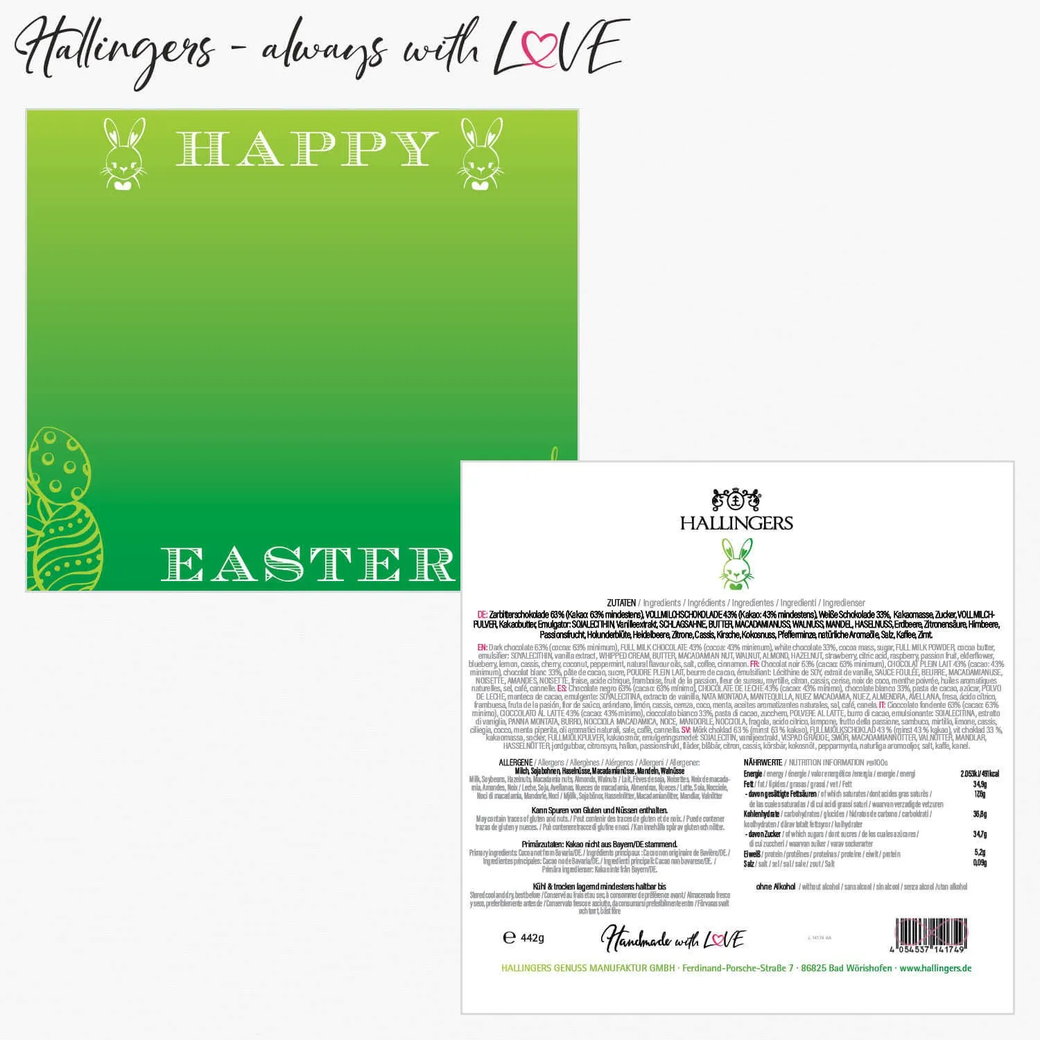 Happy Easter XXL (Pralinen-Ostereier-Mix)