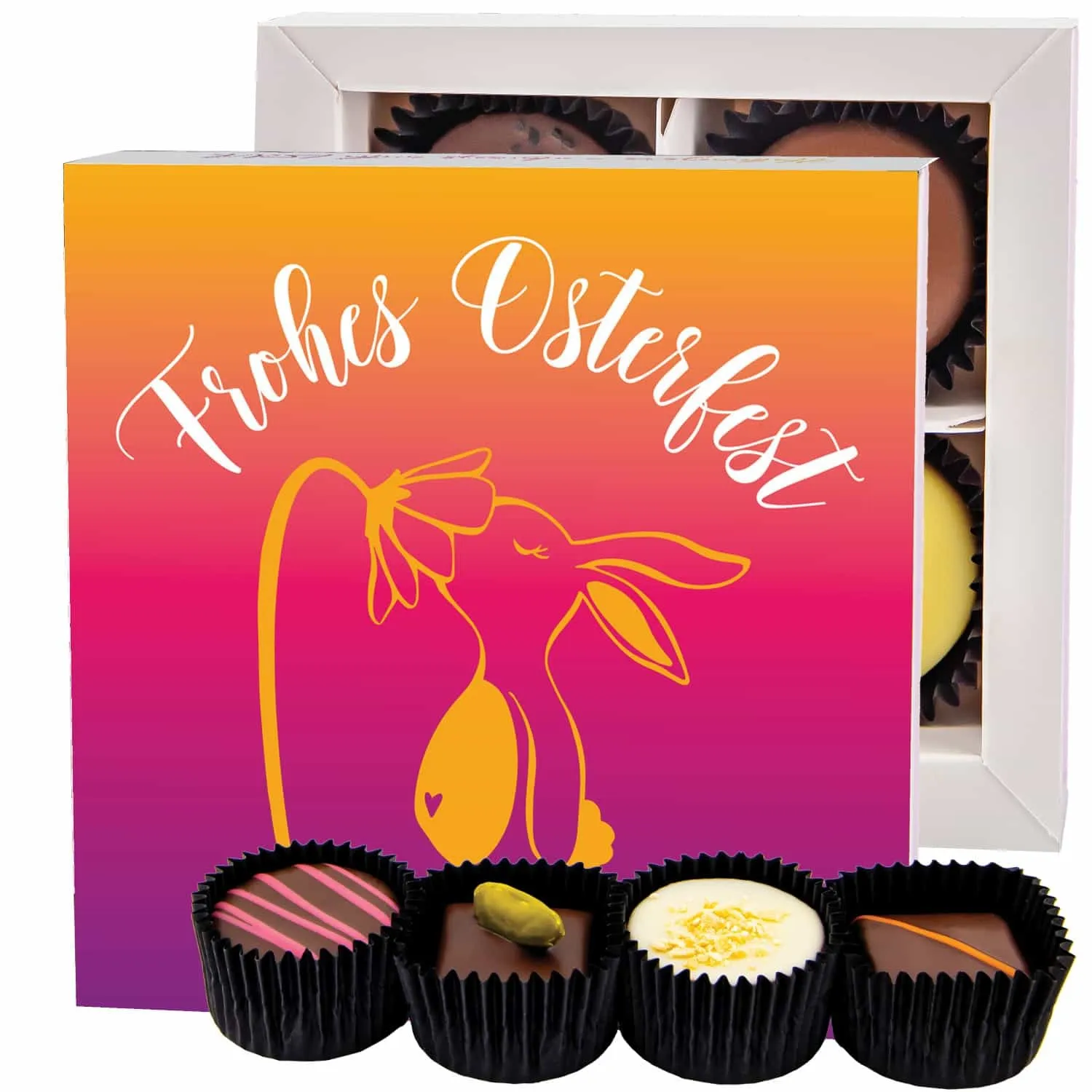 Frohes Osterfest (Pralinen Mix, ohne Alkohol)