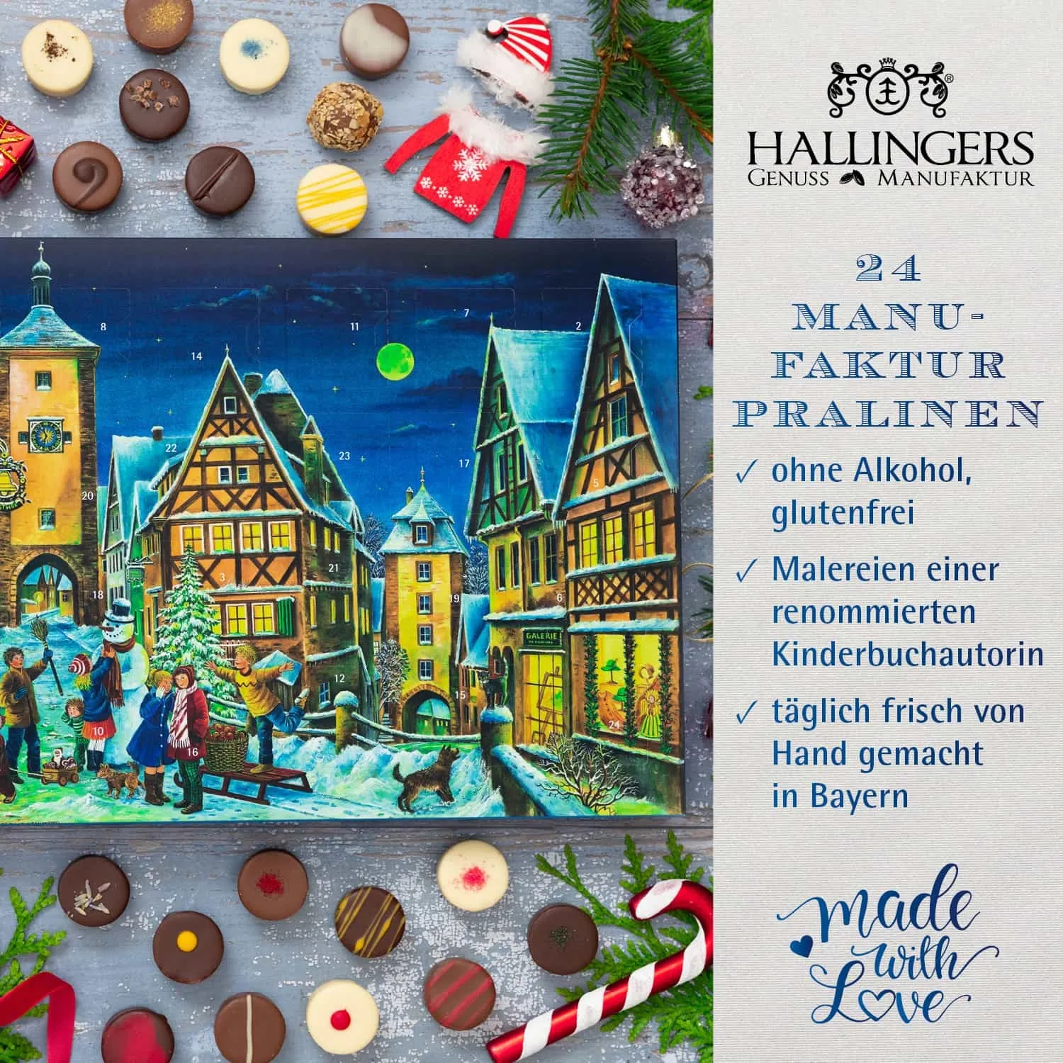 24 Genussmomente in der Weihnachtszeit. Pralinen - ein must-have!