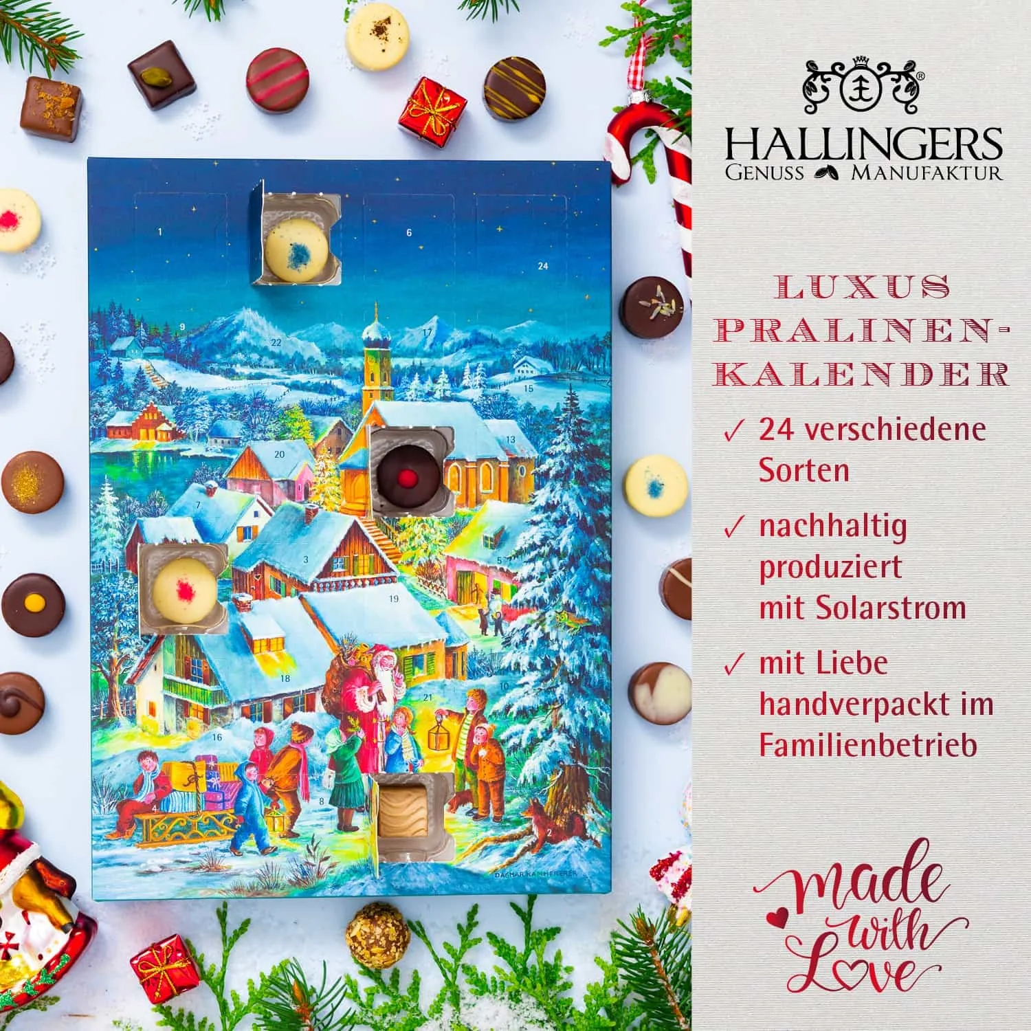 Pure Verführung! Die Königsklasse der Confiserie-Kunst sind Pralinen.