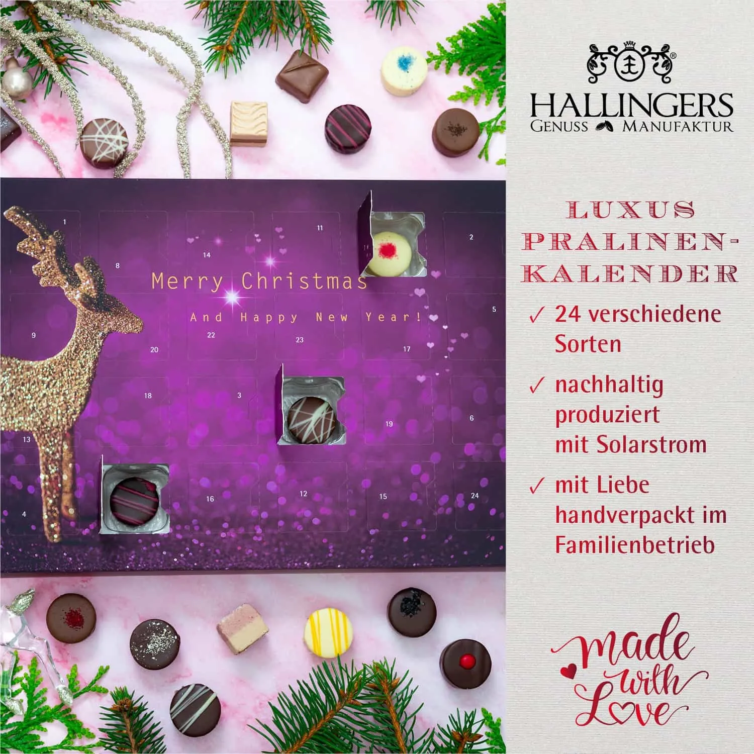 Pure Verführung! Die Königsklasse der Confiserie-Kunst sind Pralinen.