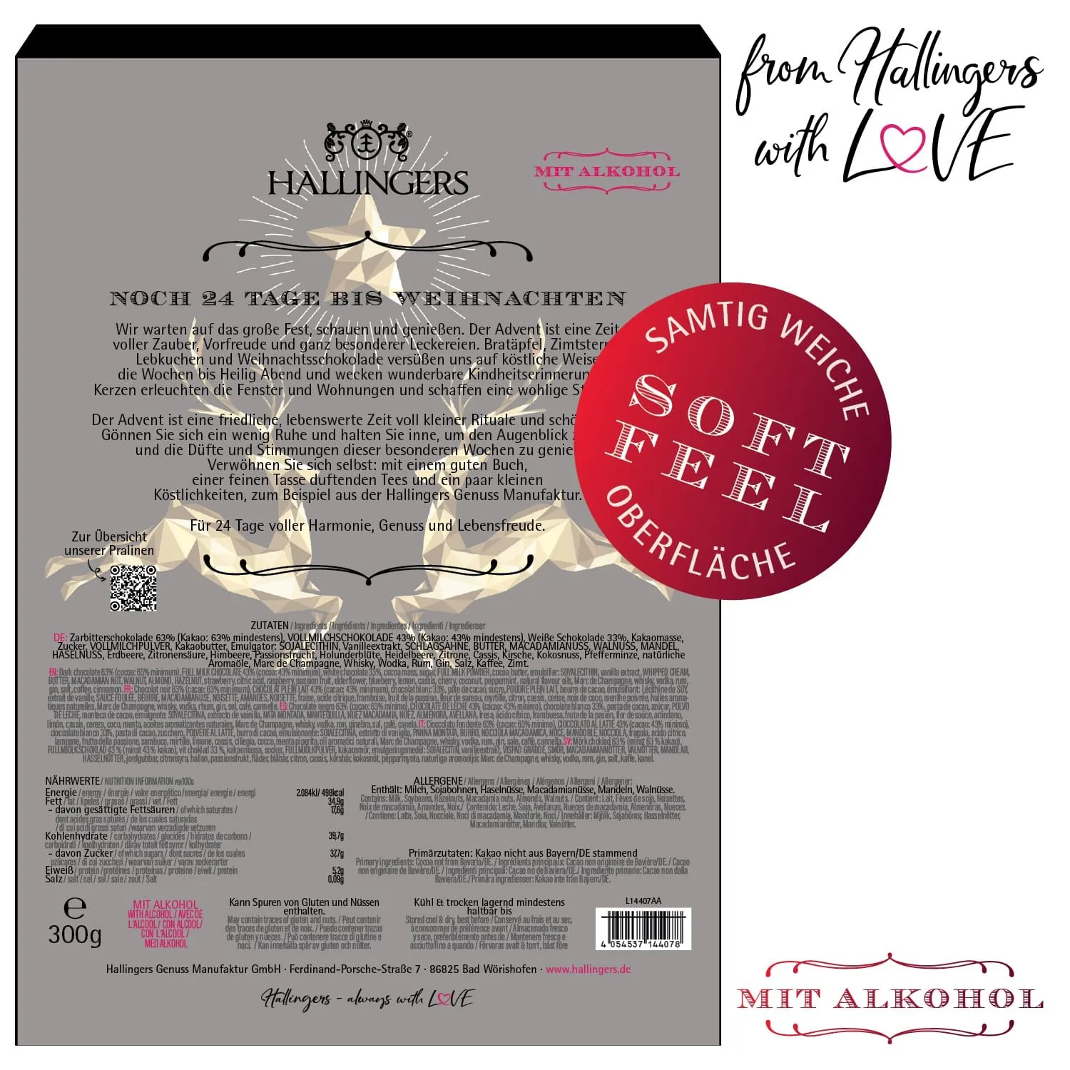 Goldene Elche (Pralinen-Mix)