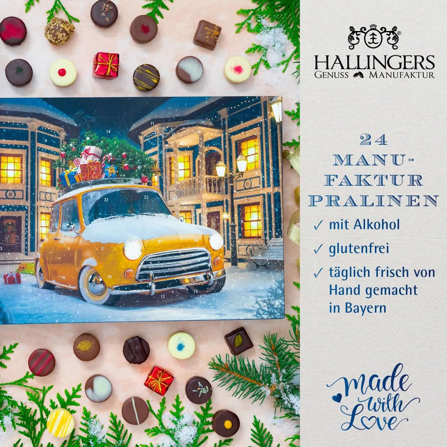 24 Genussmomente in der Weihnachtszeit. Pralinen - ein must-have!
