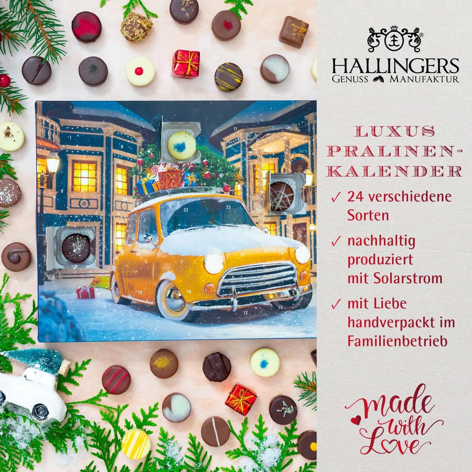 Pure Verführung! Die Königsklasse der Confiserie-Kunst sind Pralinen.