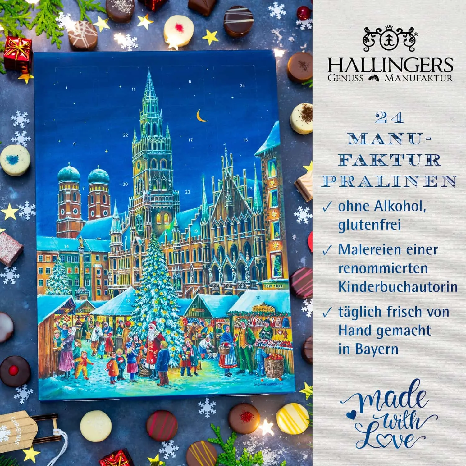 24 Genussmomente in der Weihnachtszeit. Pralinen - ein must-have!