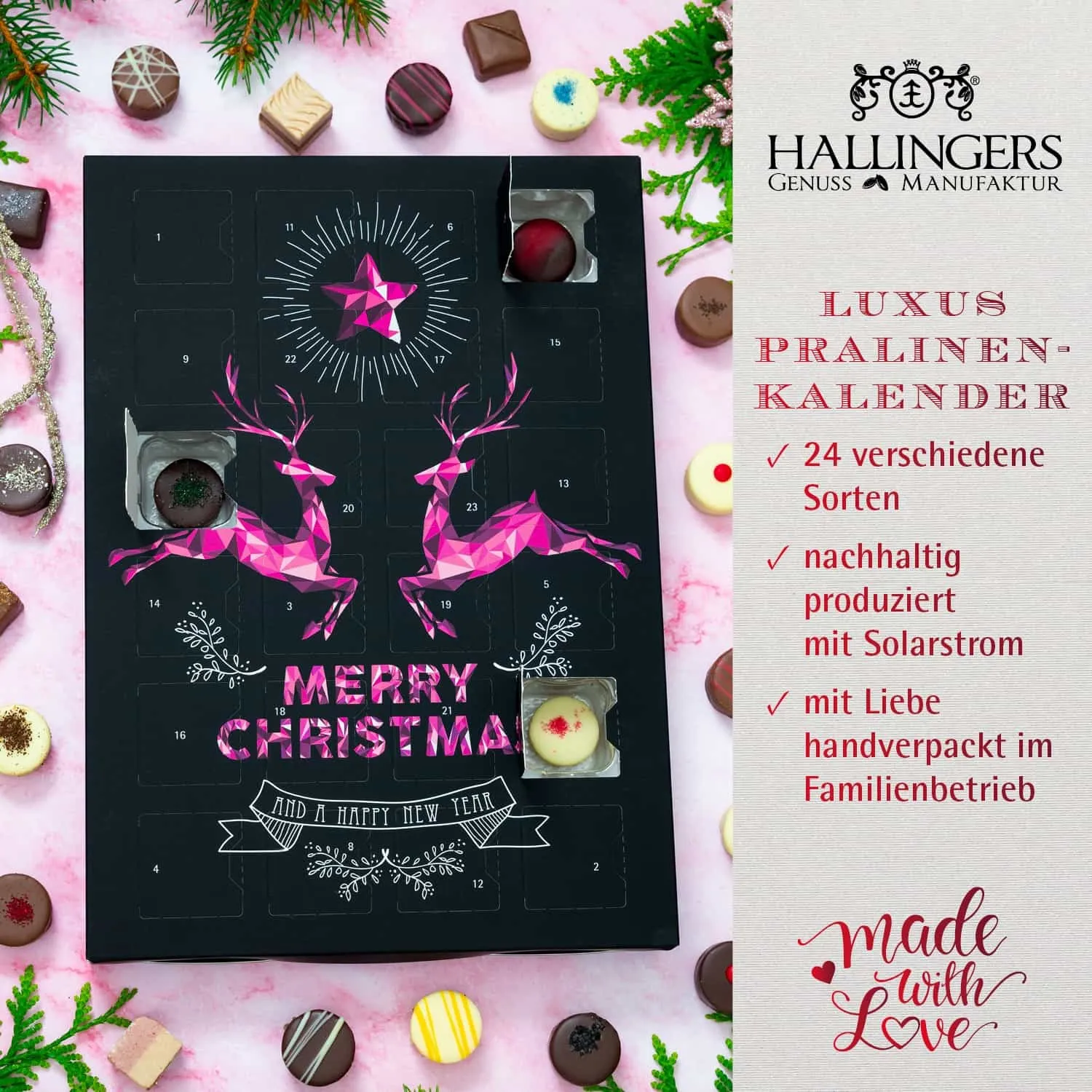 Pure Verführung! Die Königsklasse der Confiserie-Kunst sind Pralinen.