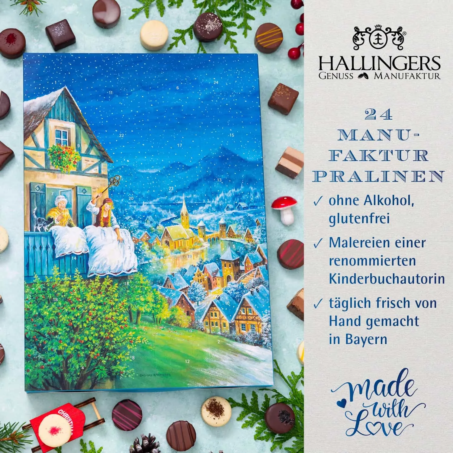 24 Genussmomente in der Weihnachtszeit. Pralinen - ein must-have!
