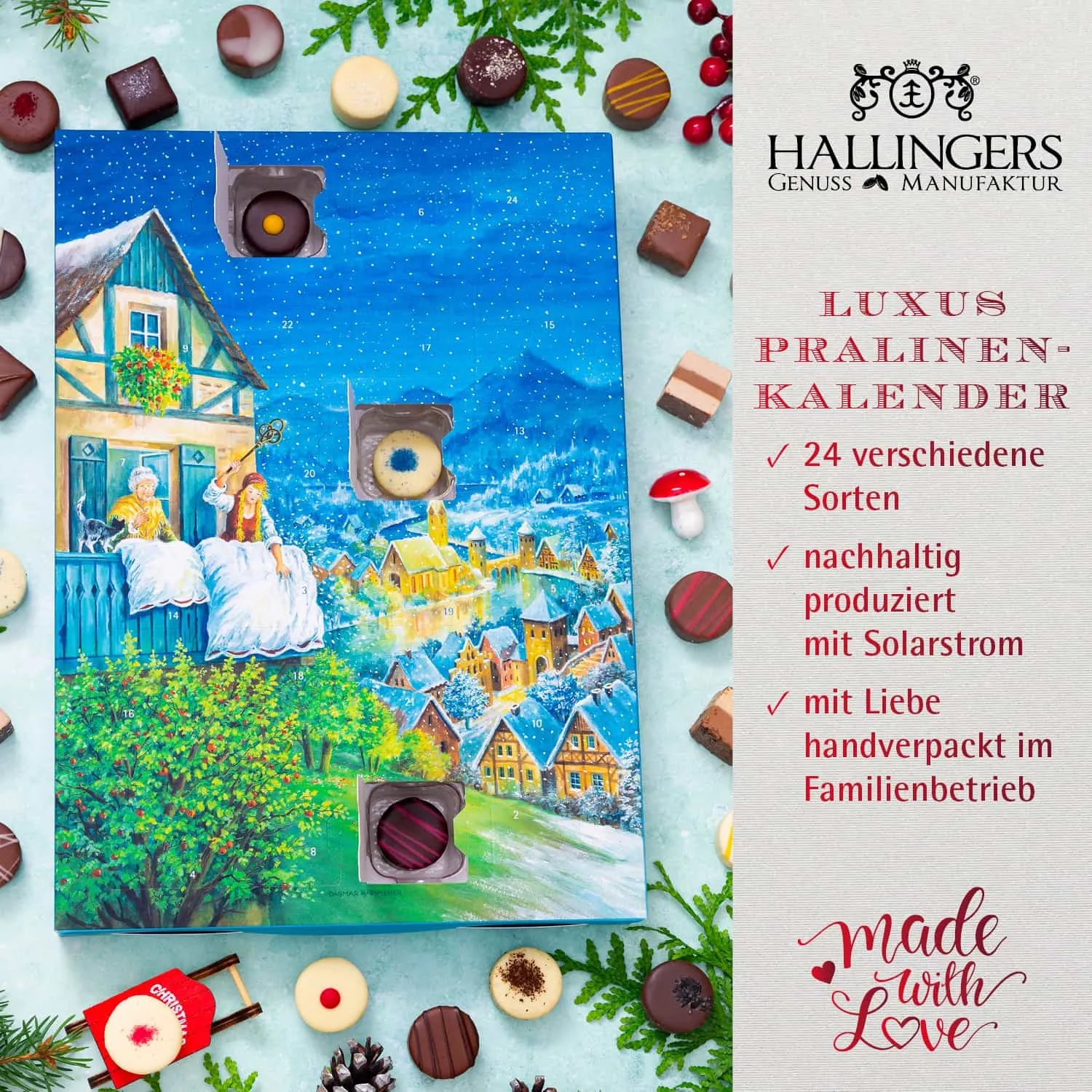 Pure Verführung! Die Königsklasse der Confiserie-Kunst sind Pralinen.