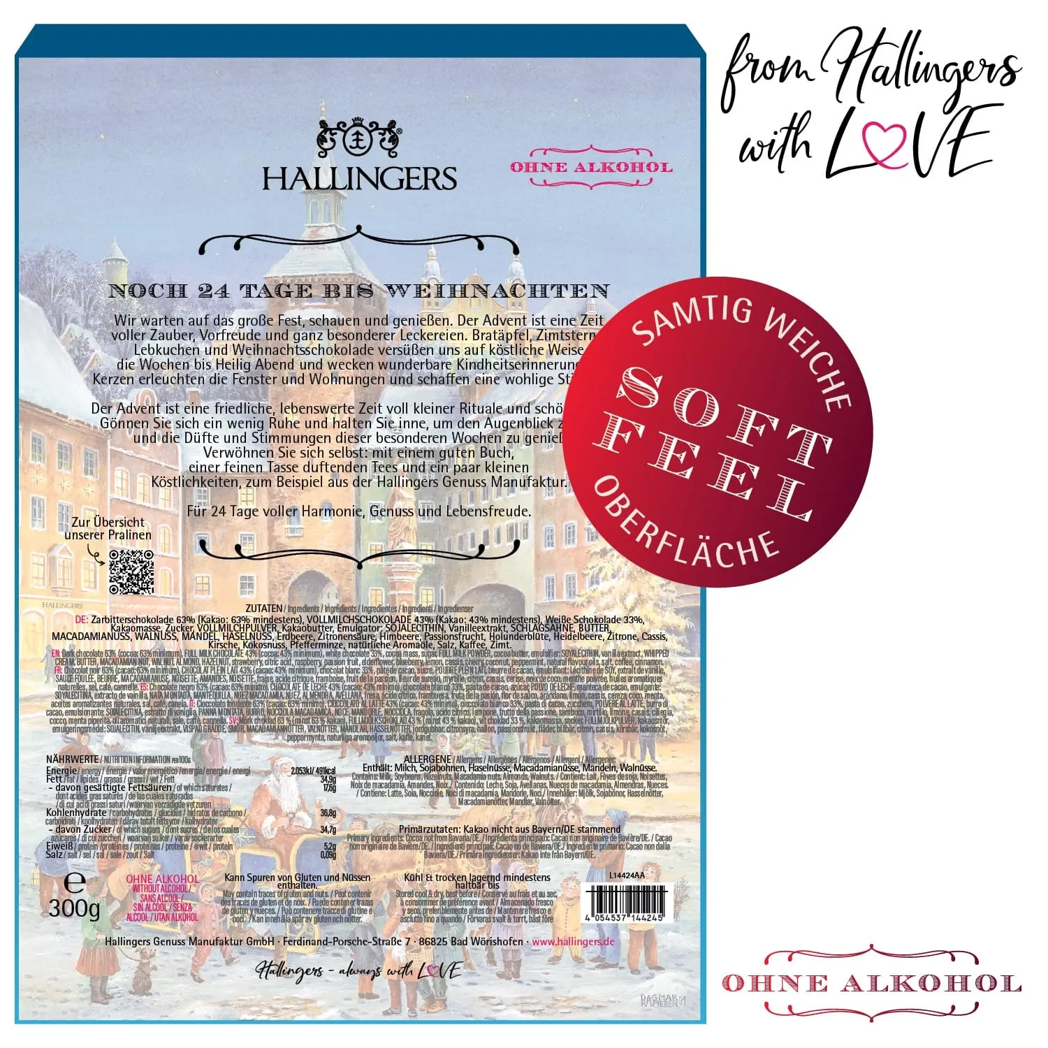 Romantische Weihnachten (Pralinen Mix, ohne Alkohol)