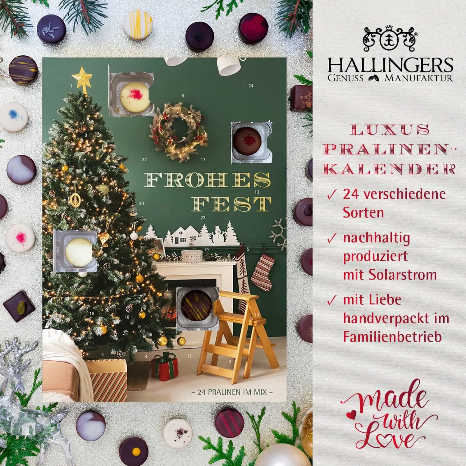 Pure Verführung! Die Königsklasse der Confiserie-Kunst sind Pralinen.